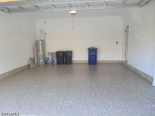 Epoxy coated floor.