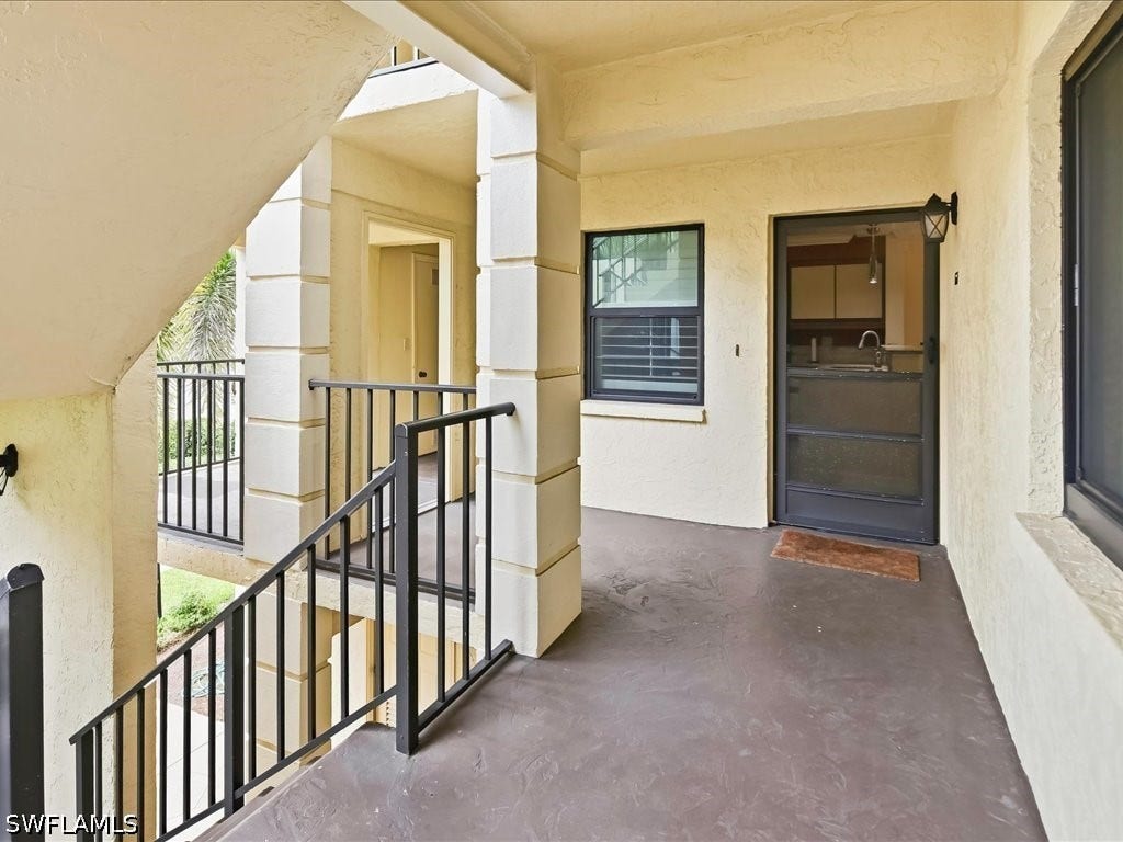 Corner unit, 2 BR 2BA.  There is an outside storage closet in hall to the left of the unit.