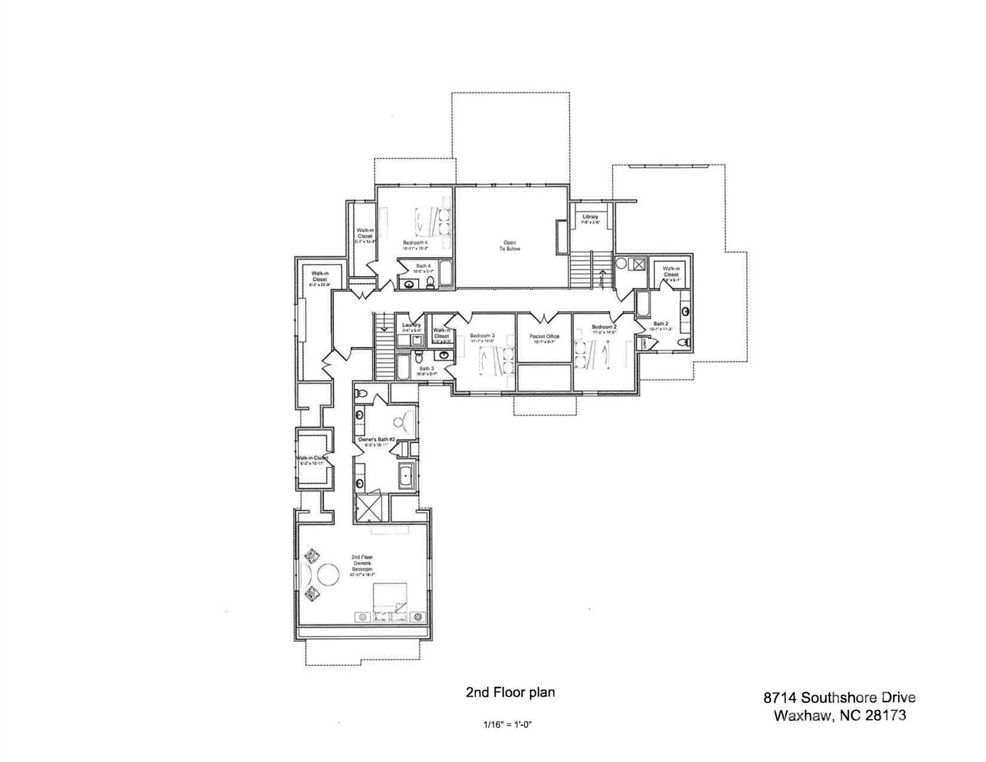 8714 Southshore Drive, Waxhaw, NC 28173 2nd floor plan