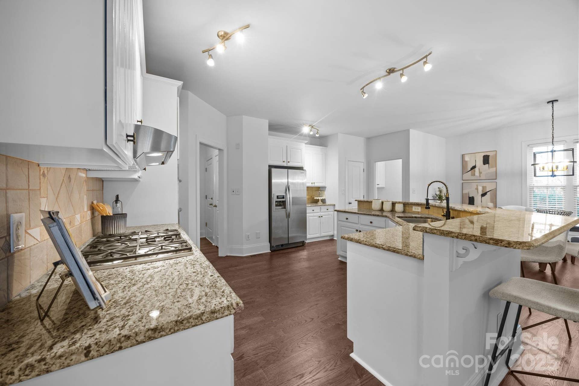another angle of the kitchen