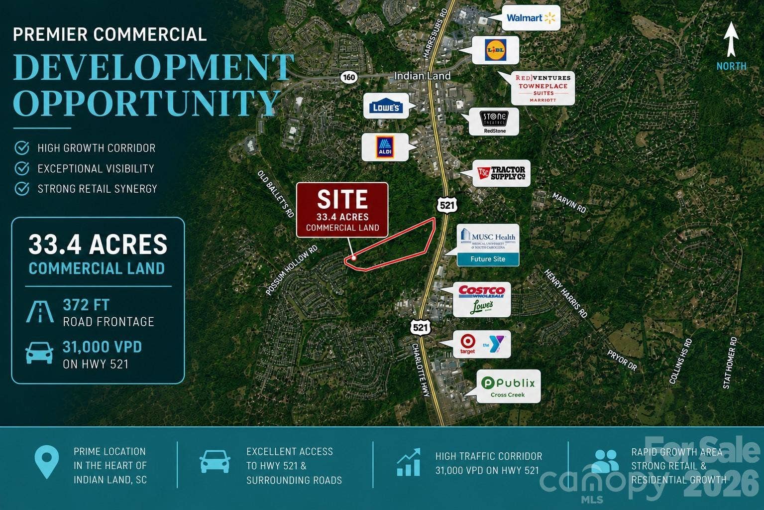 9457 Charlotte Highway, Indian Land, SC 29707 9457 Charlotte Highway, Indian Land, SC 29707