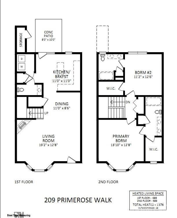 Floor plan: 209 Primrose Walk in Cole Creek.