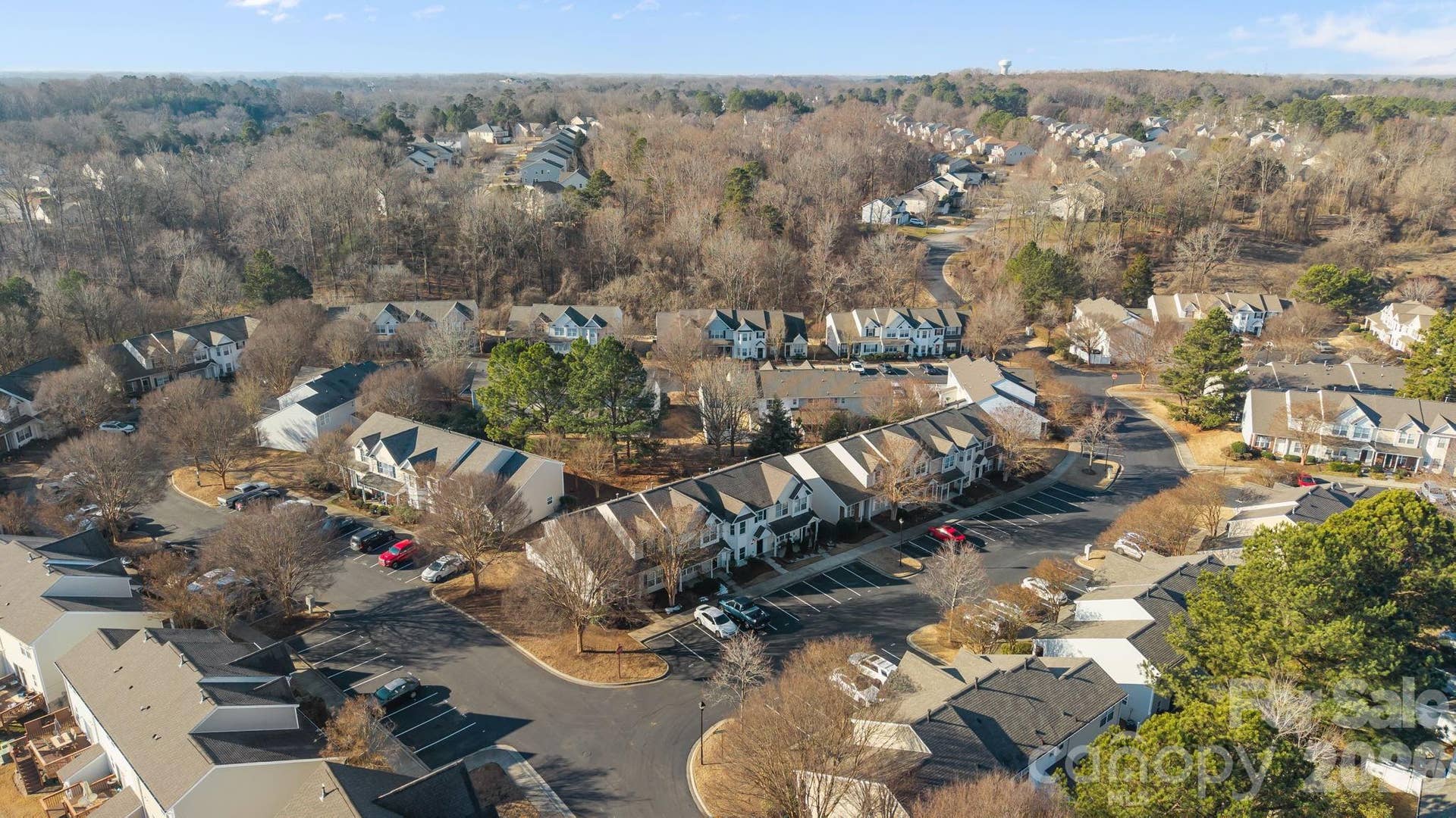 Aerial view of Cole Creek.