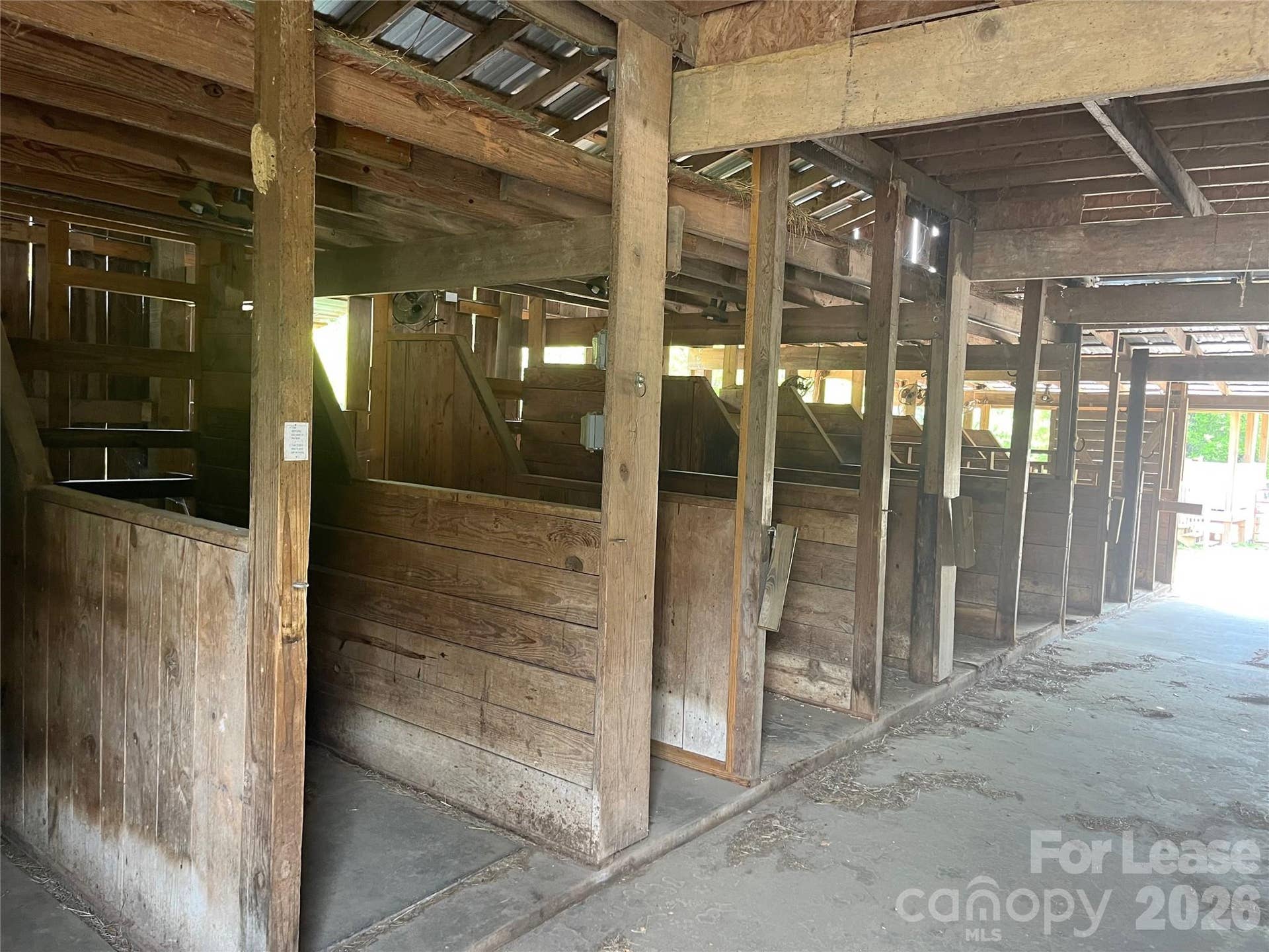 8737 Whippoorwill Lane, Indian Land, SC 29707 Stalls down one side of barn
