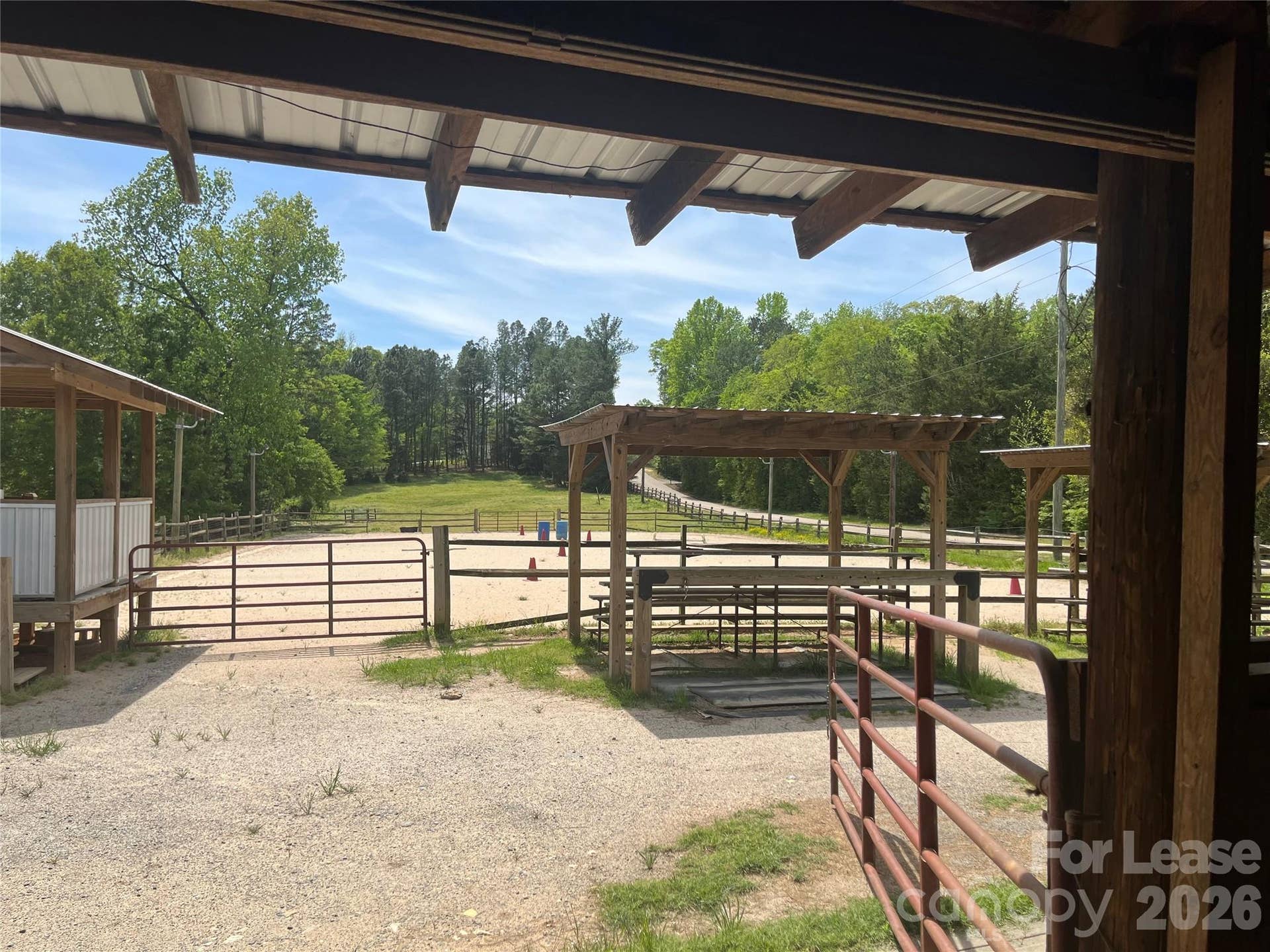 8737 Whippoorwill Lane, Indian Land, SC 29707 Lighted arena with seating