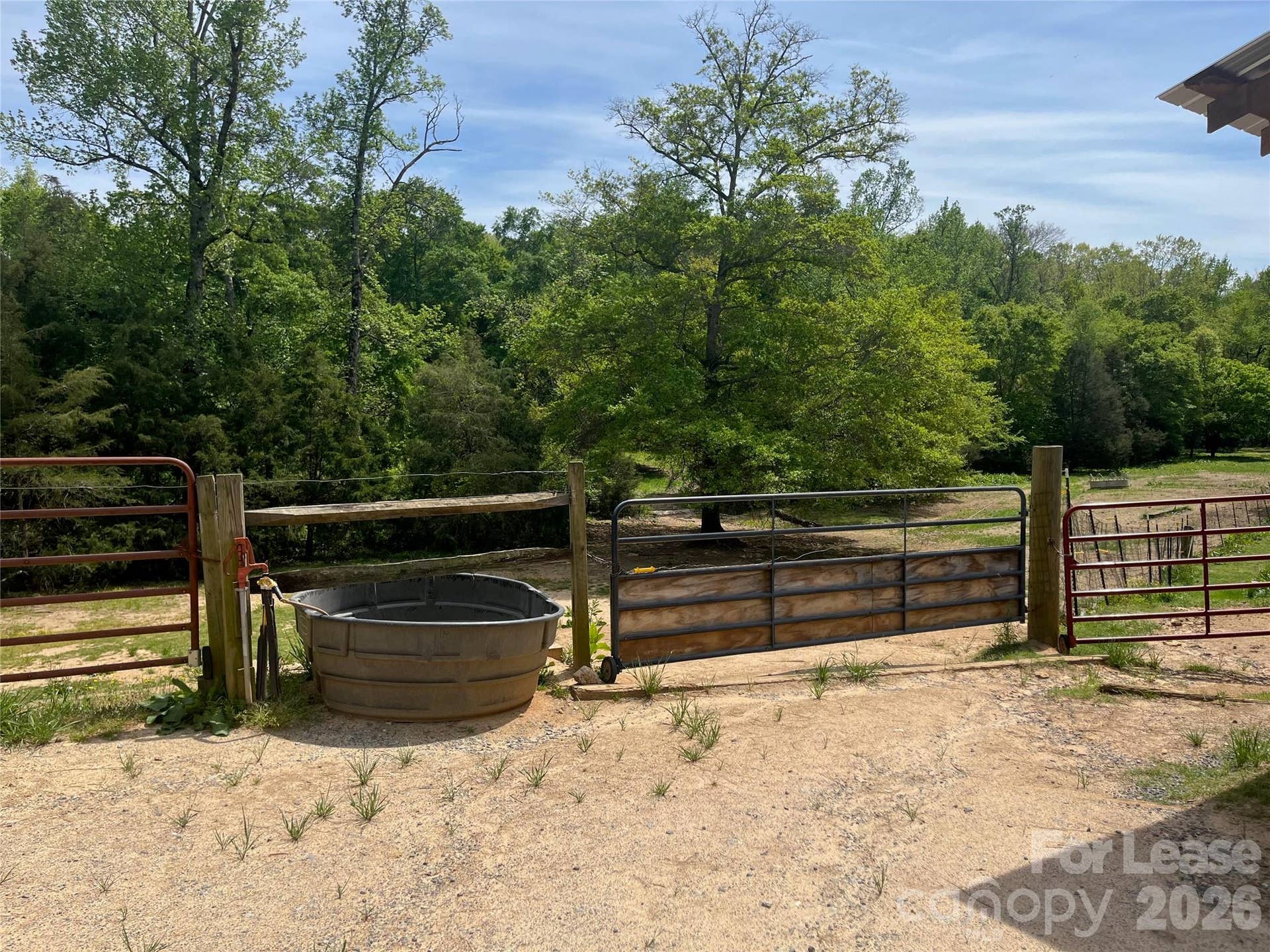 8737 Whippoorwill Lane, Indian Land, SC 29707 Next to arena looking toward riding area of property