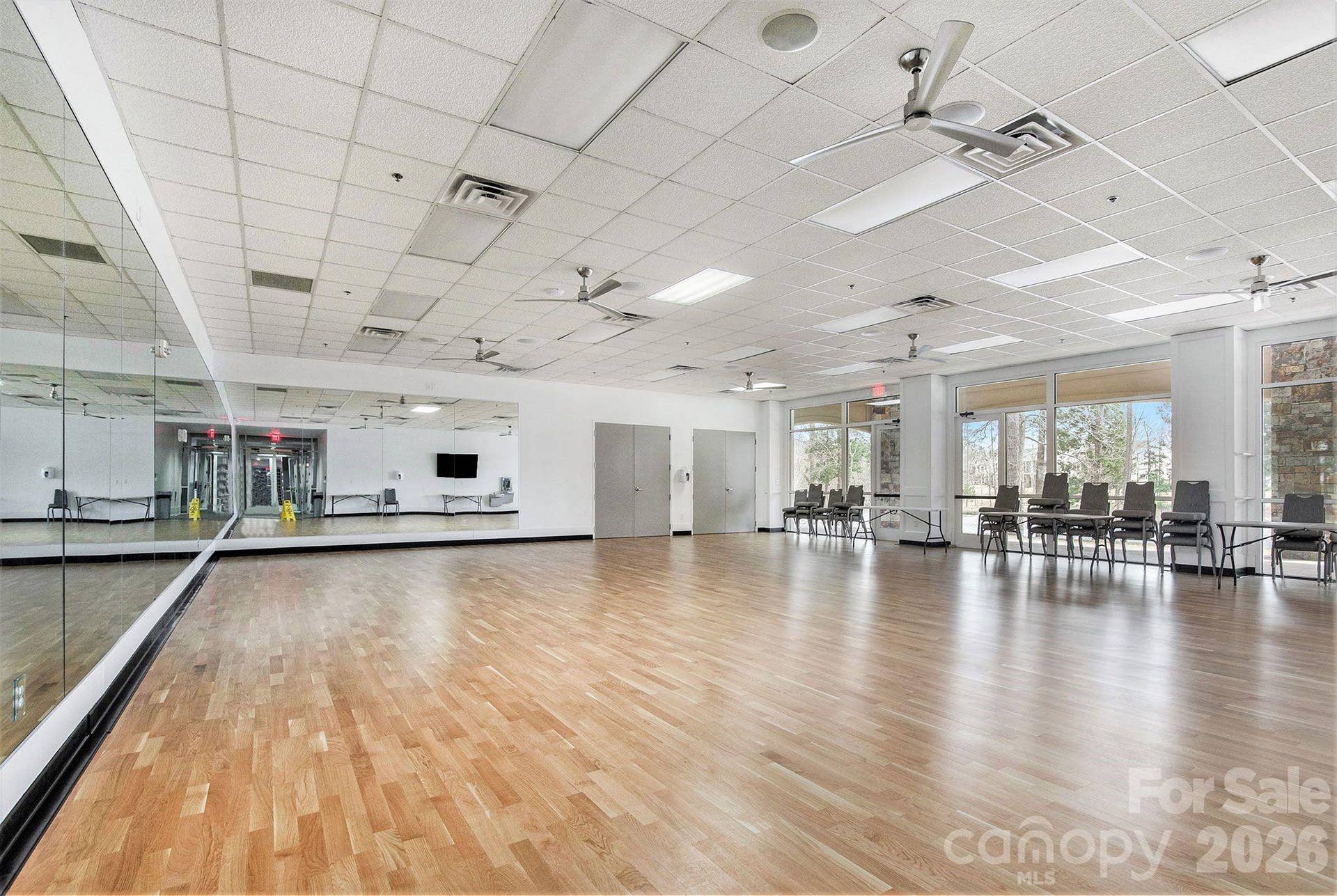 57106 Nightingale Way, Indian Land, SC 29707 The Lake House studio overlooks Bowers Pond and is a perfect setting for yoga and fitness classes.