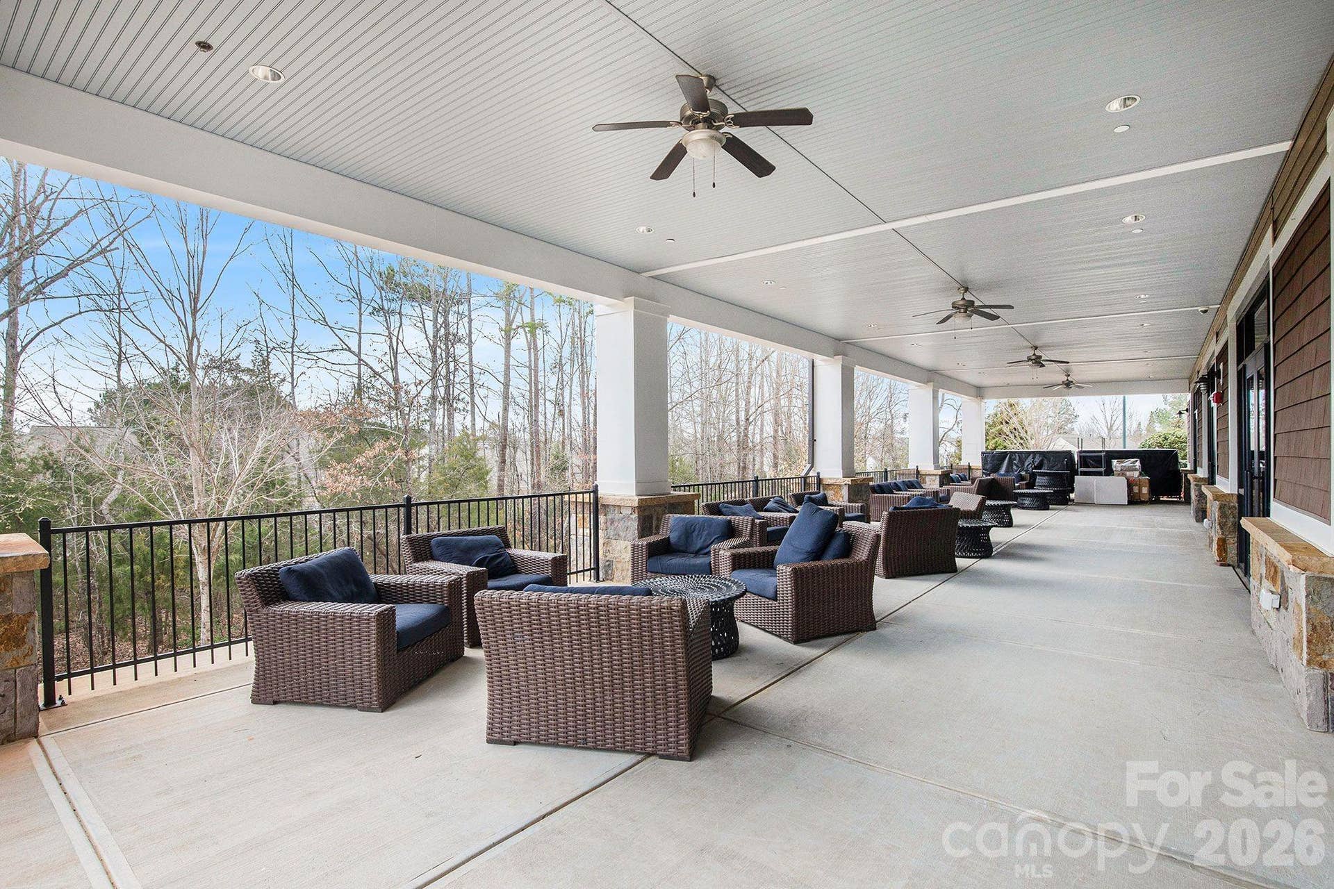 57106 Nightingale Way, Indian Land, SC 29707 Rear patio at The Lodge.