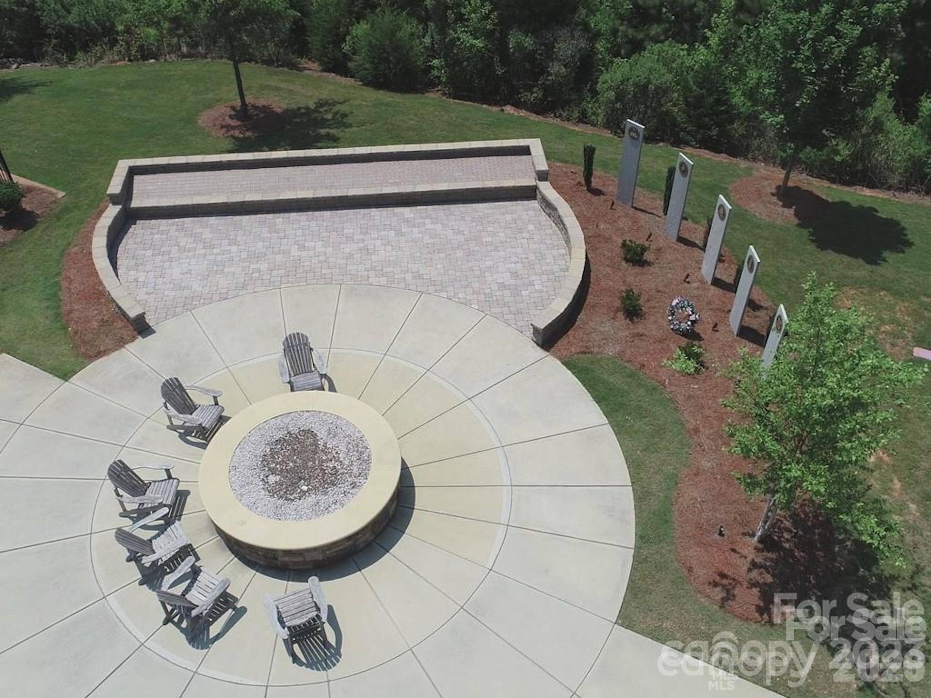 57106 Nightingale Way, Indian Land, SC 29707 Sun City Carolina Lakes honors its Veterans with a memorial garden and a comfortable place to relax.
