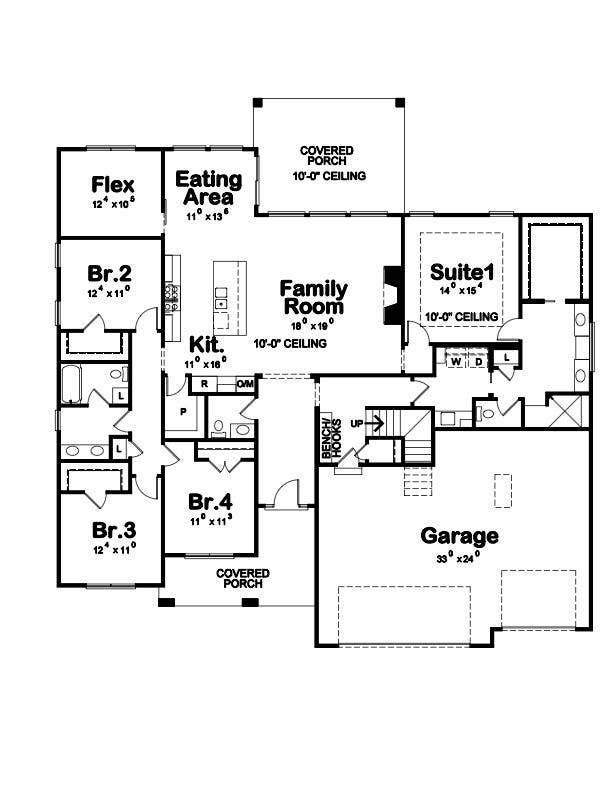 131 Heartland Drive, #2, Rock Hill, SC 29732 First Floor Plan