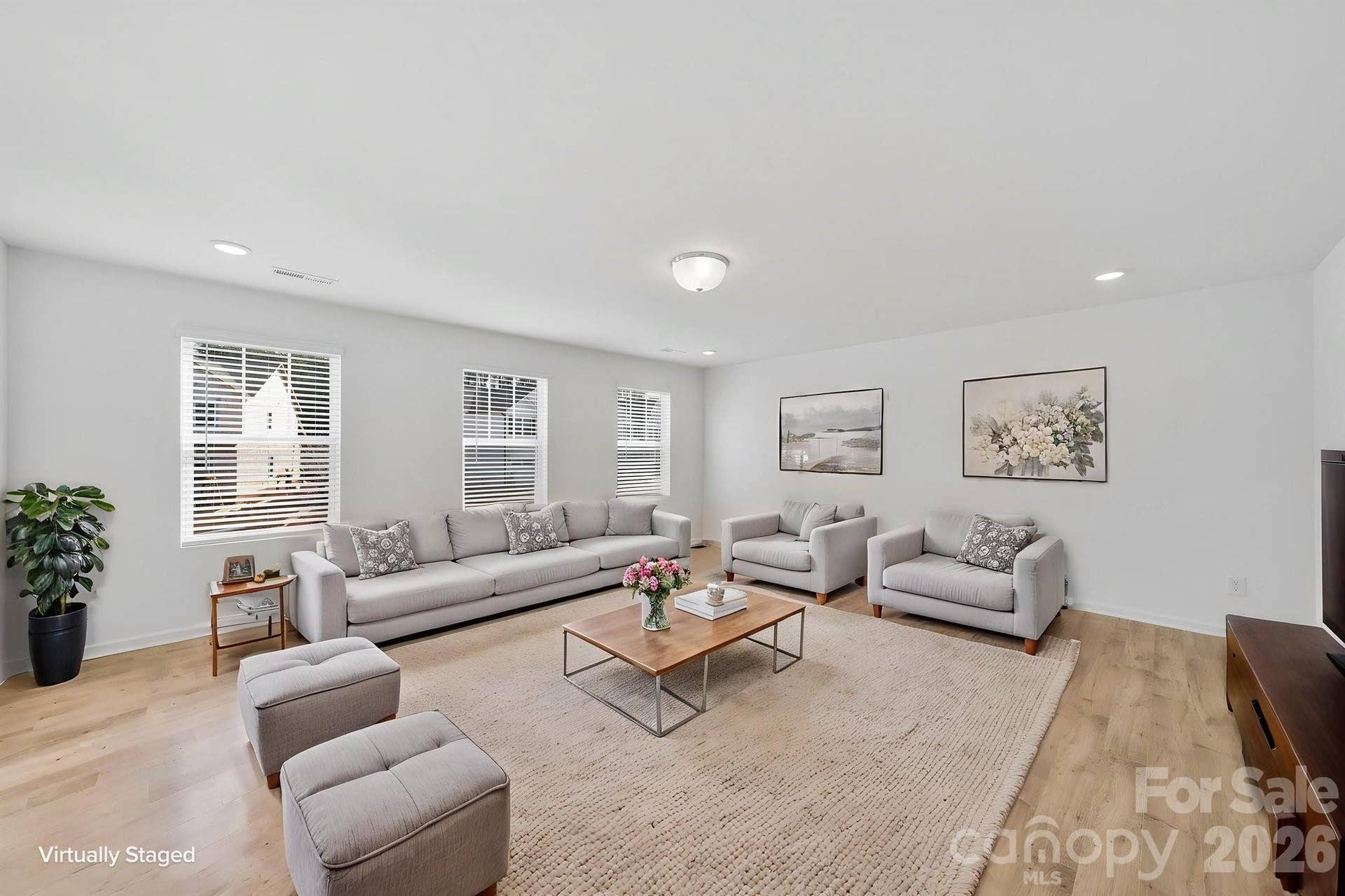 Recreation/Game Room Virtually Staged