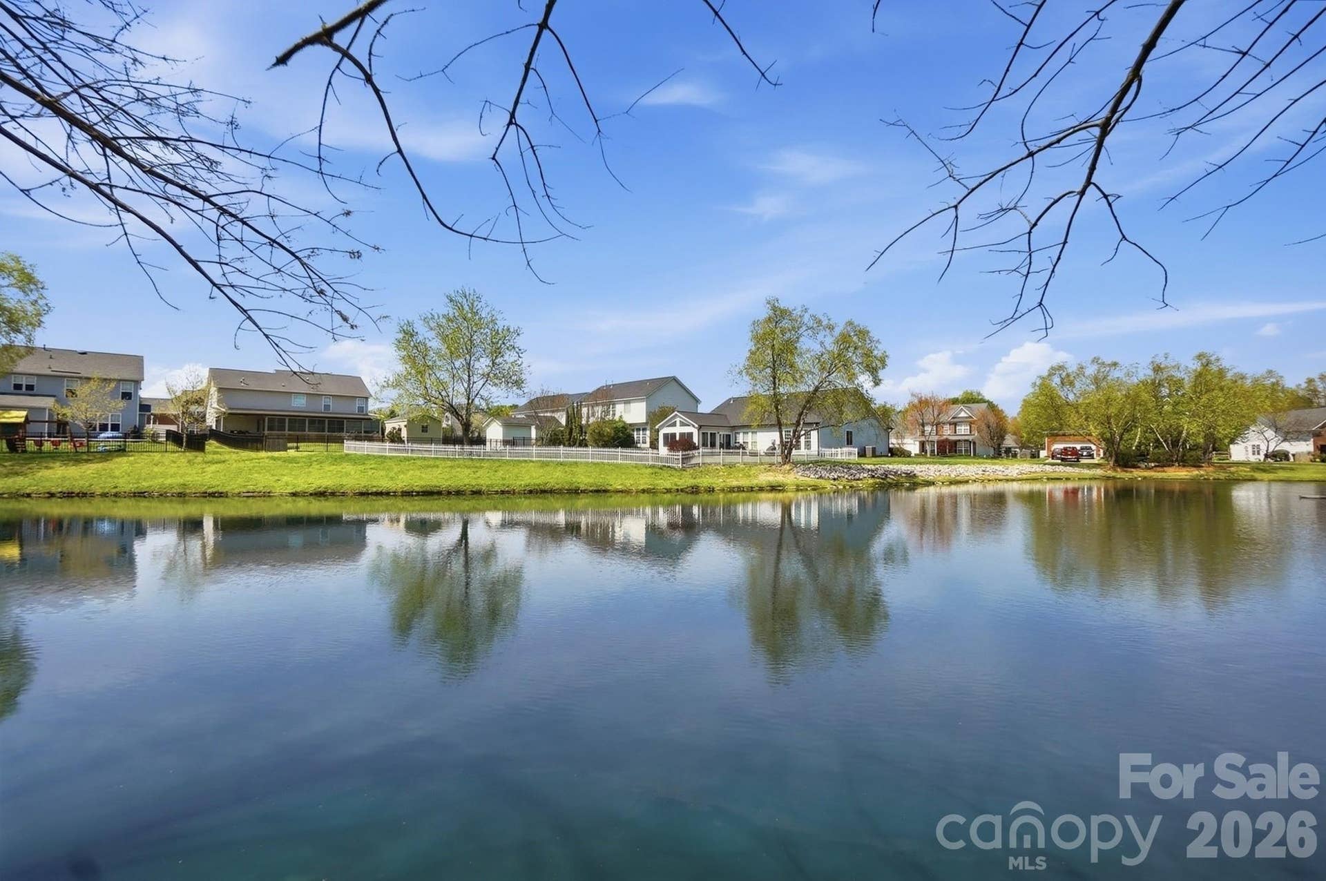 1009 Onotoa Drive, Indian Trail, NC 28079 Serene water view (fountain off to the right)