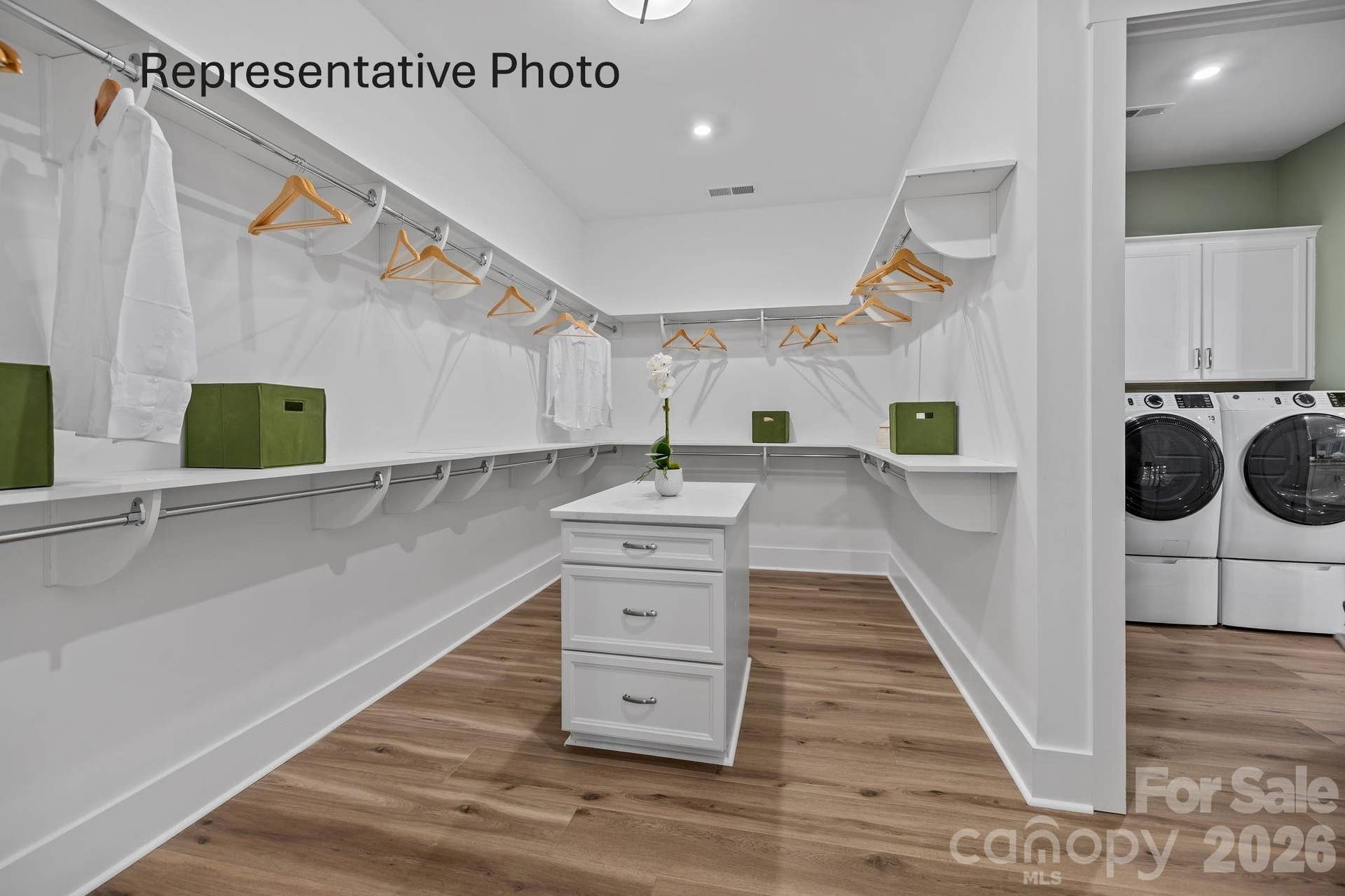 1497 Twin Leaf Road, Fort Mill, SC 29715 extended walk in closet with island