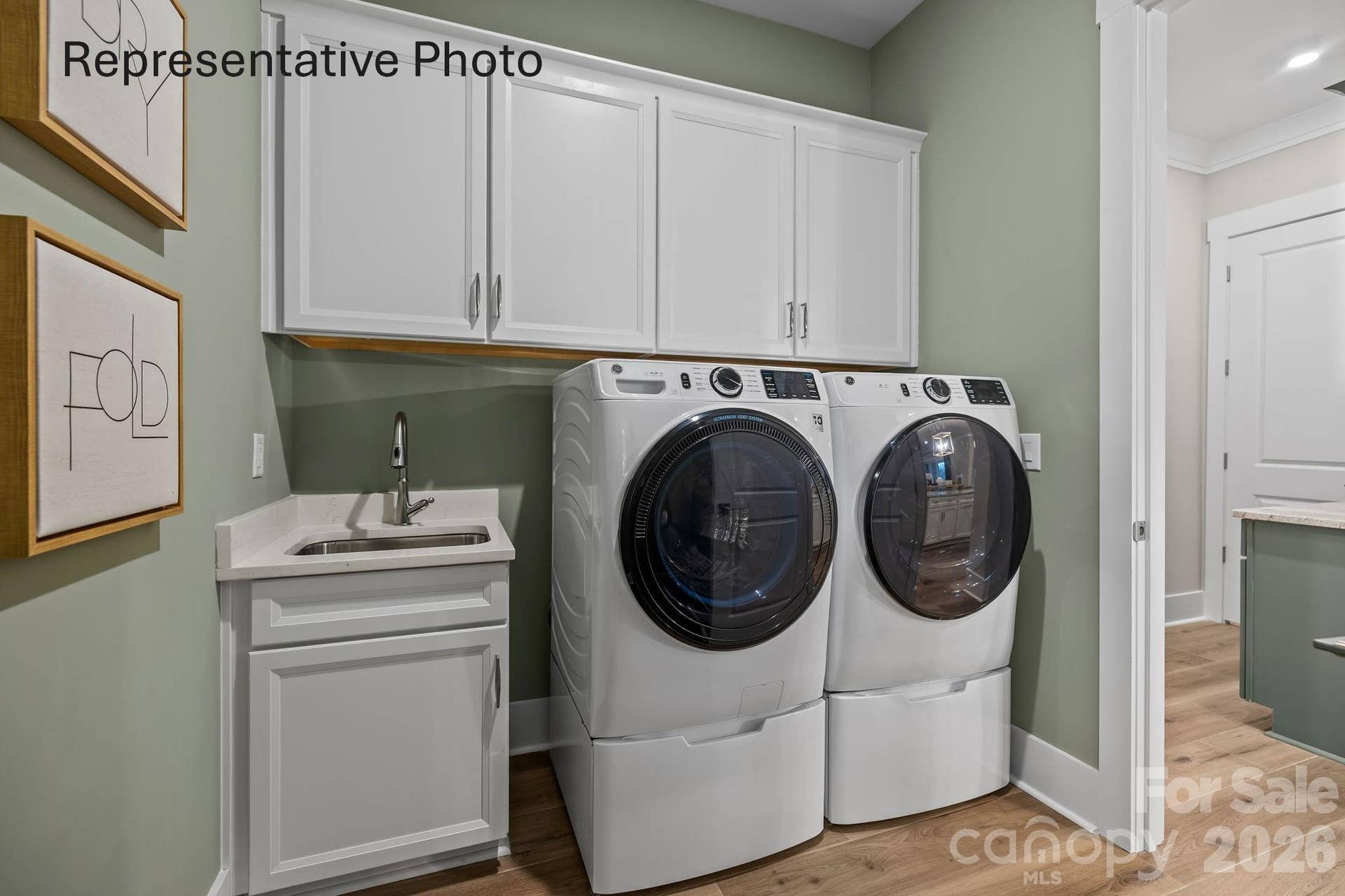 1497 Twin Leaf Road, Fort Mill, SC 29715 laundry room with laundry package