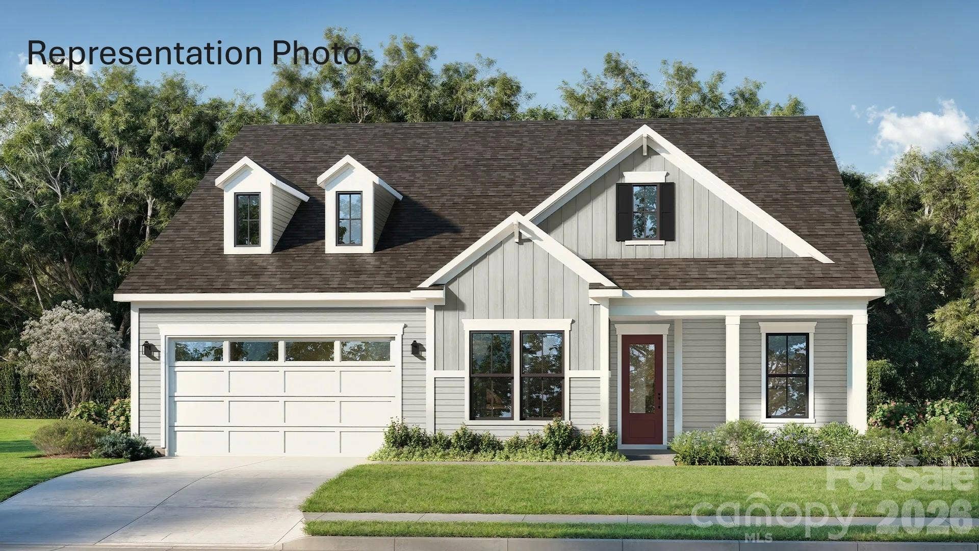 1497 Twin Leaf Road, Fort Mill, SC 29715 Farmhouse Elevation