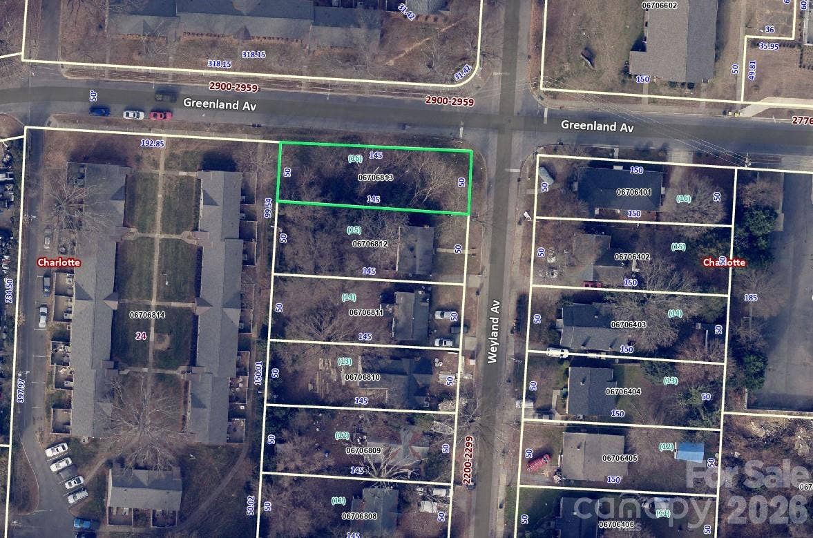 0 Weyland Avenue, Charlotte, NC 28208 0 Weyland Avenue, Charlotte, NC 28208