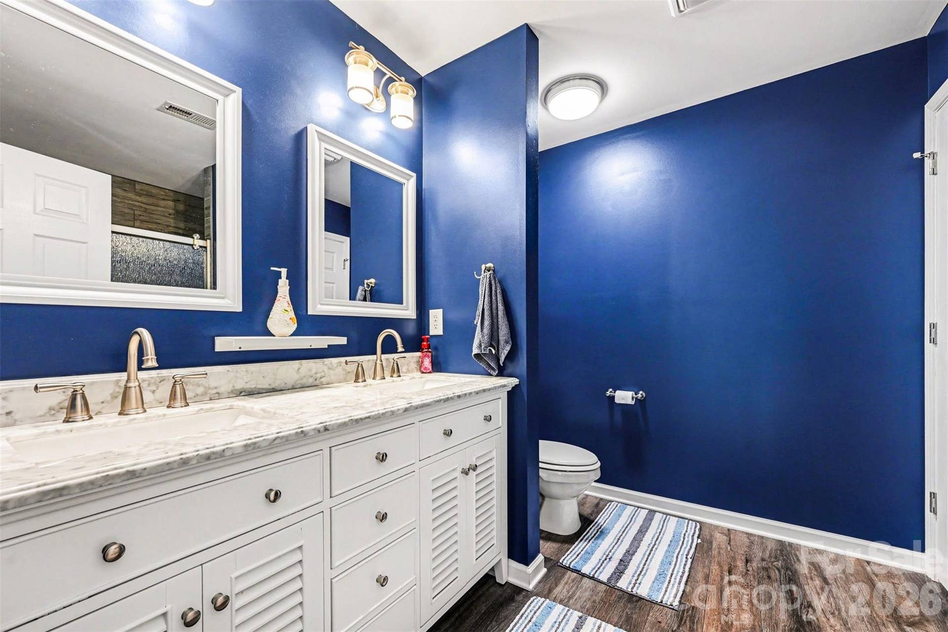 Renovated primary bathroom