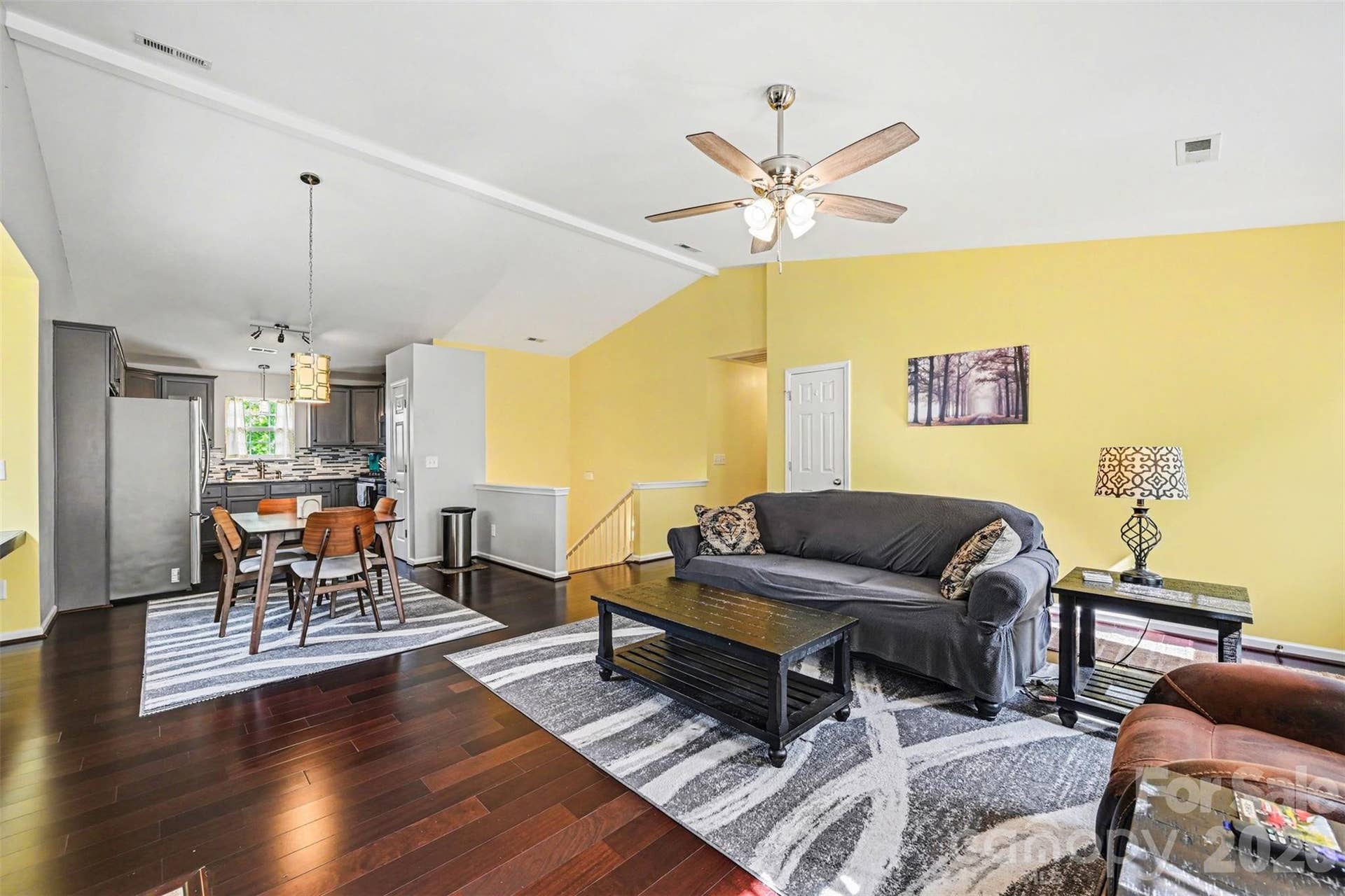 Vaulted LR ceiling