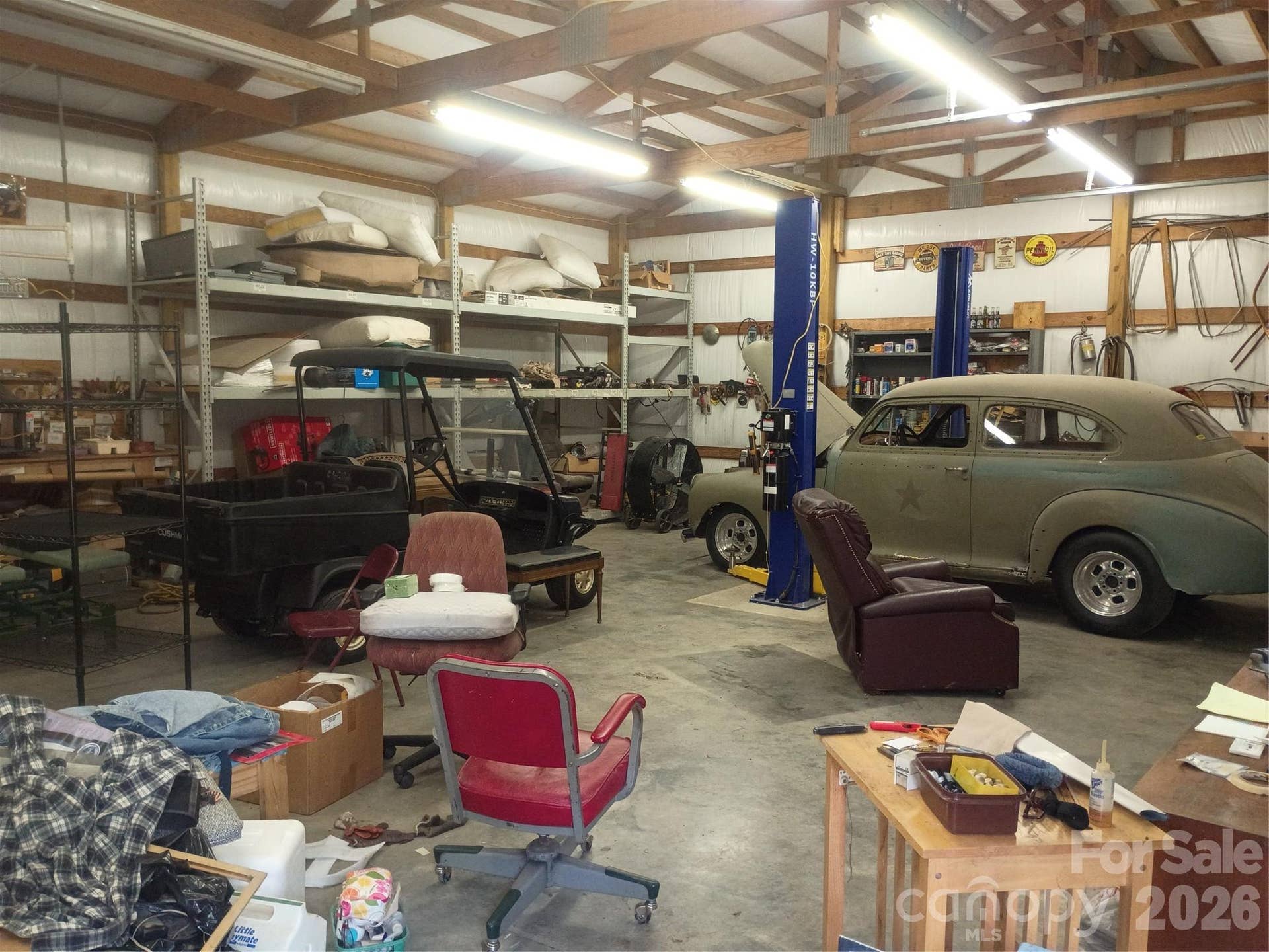 Garage , Please excuse the items