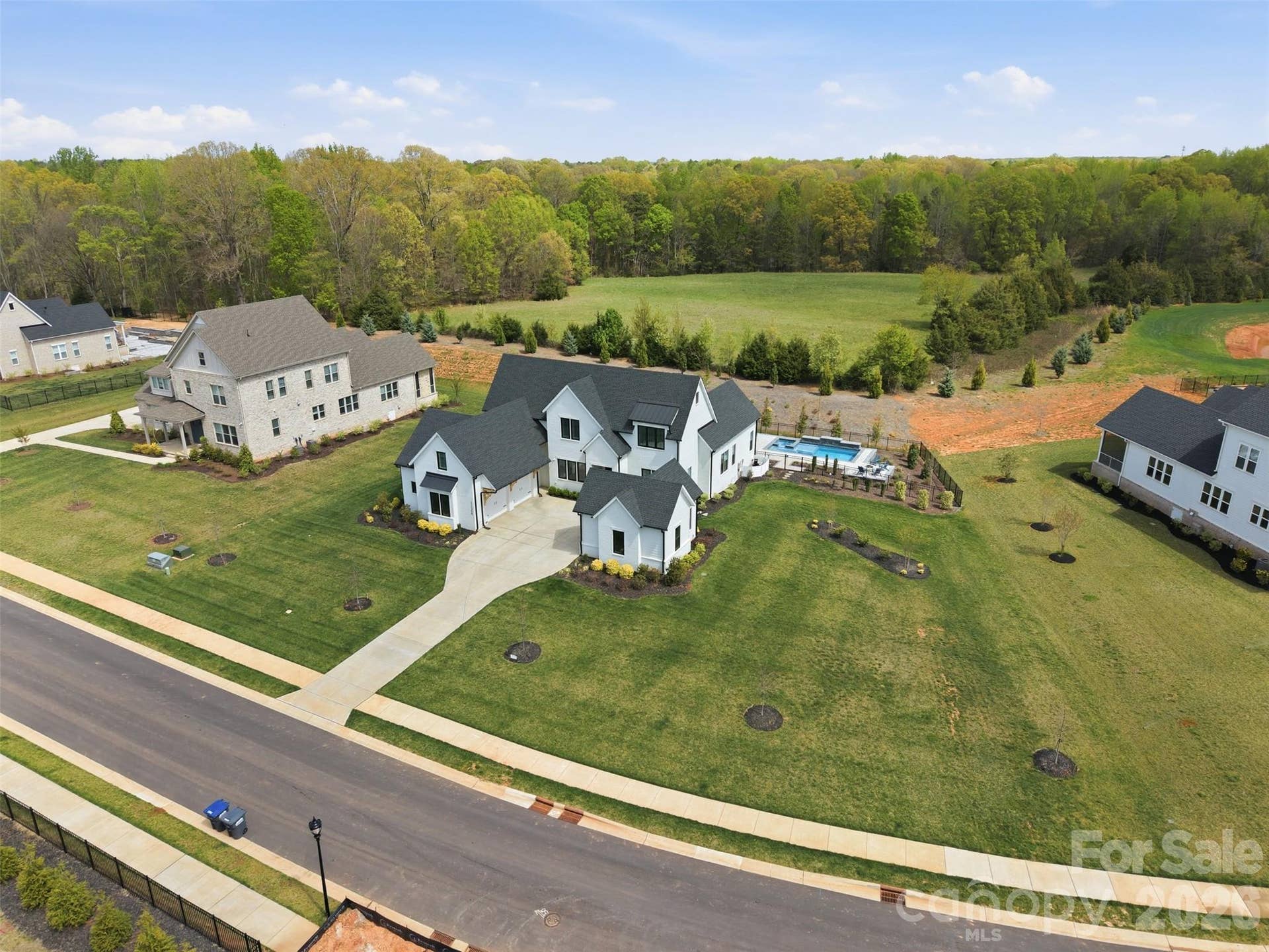 Drone image of property