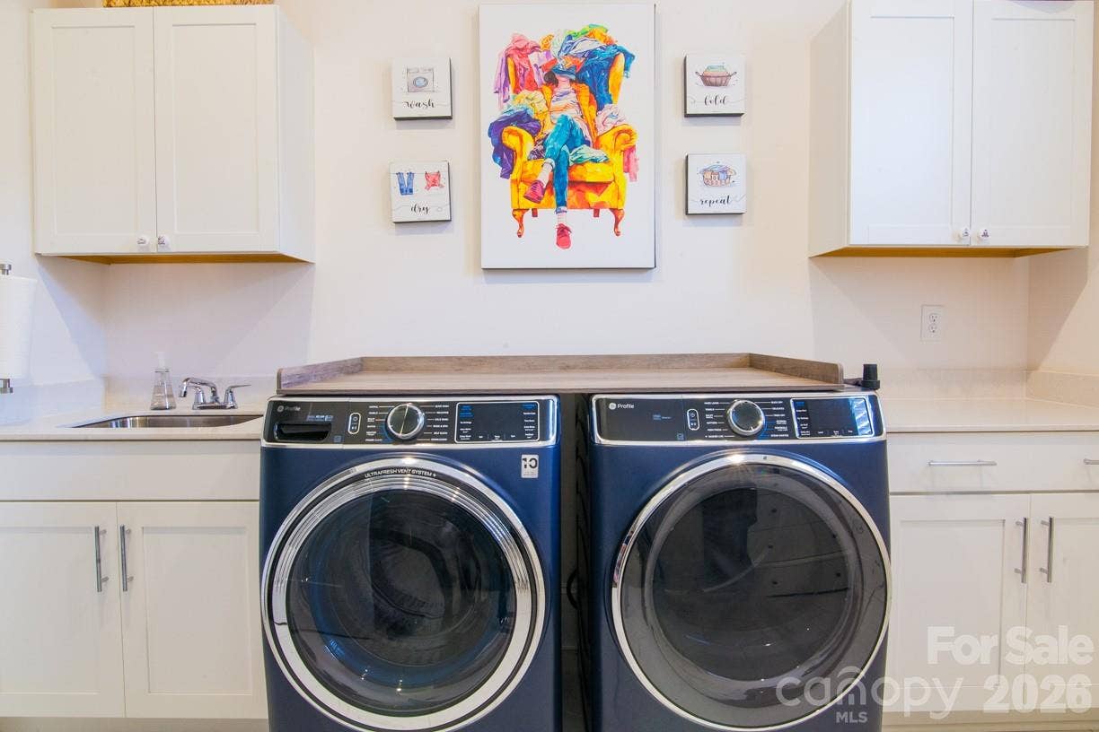 Laundry room on main level