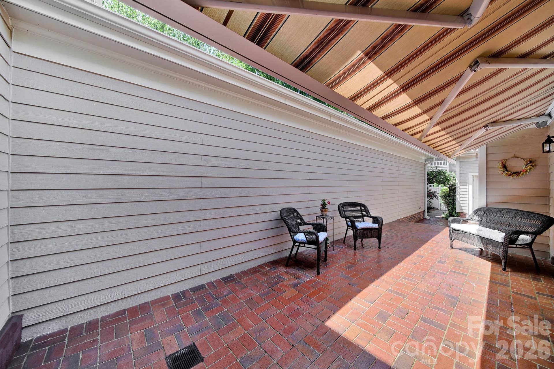 4214 Settler Heights Drive, Fort Mill, SC 29708 Private Patio with Awning