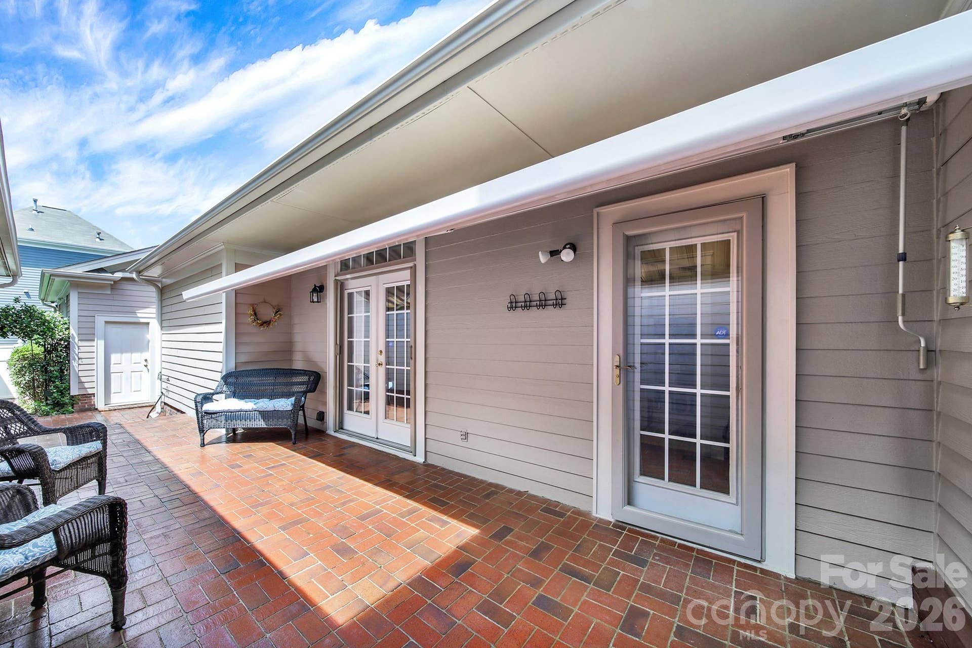 4214 Settler Heights Drive, Fort Mill, SC 29708 Private Patio with Awning