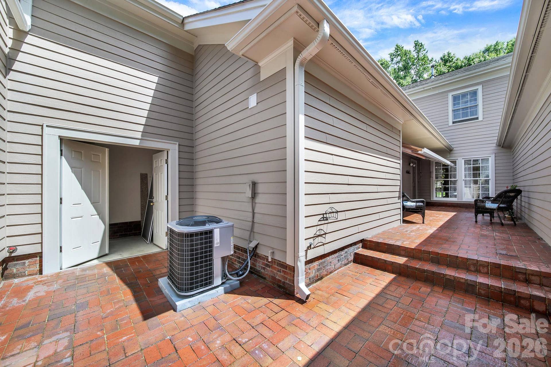 4214 Settler Heights Drive, Fort Mill, SC 29708 Private Patio with Storage Room