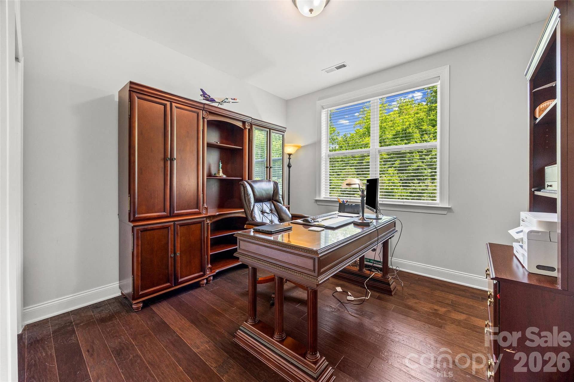 1st floor bedroom being used as an office