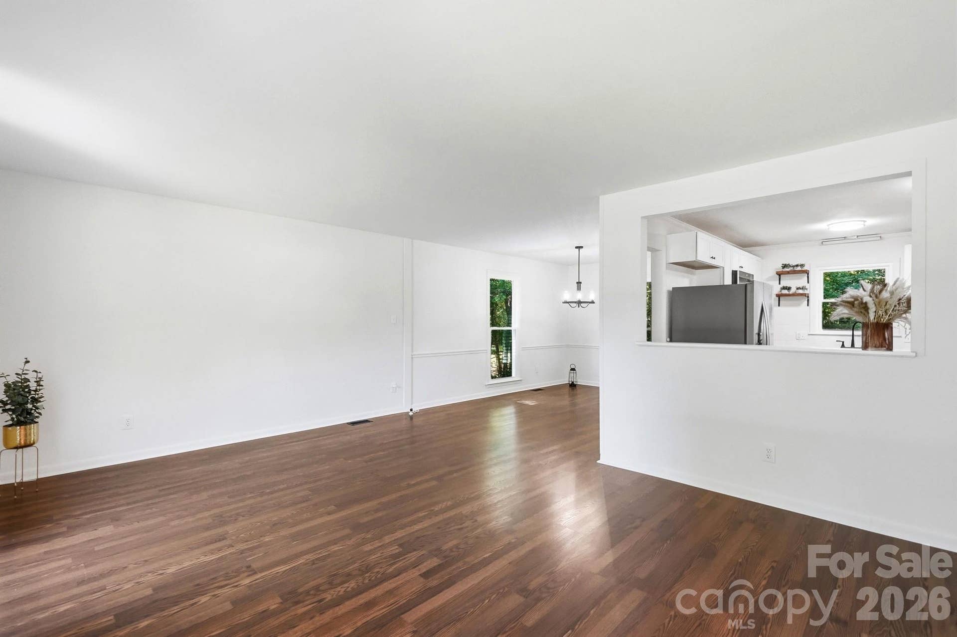 Living Area to Dining