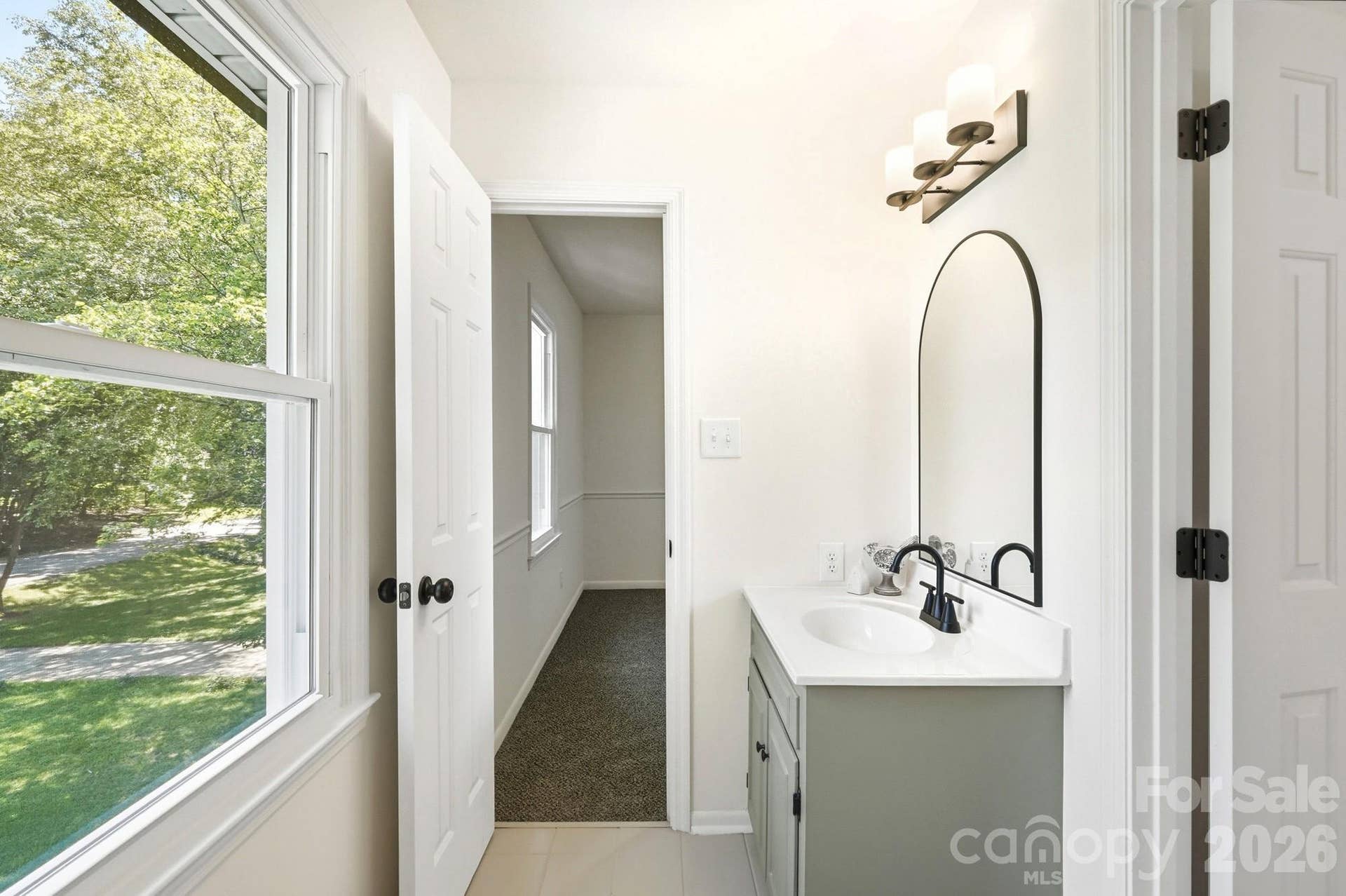 Primary Bath Entry Freshly Painted