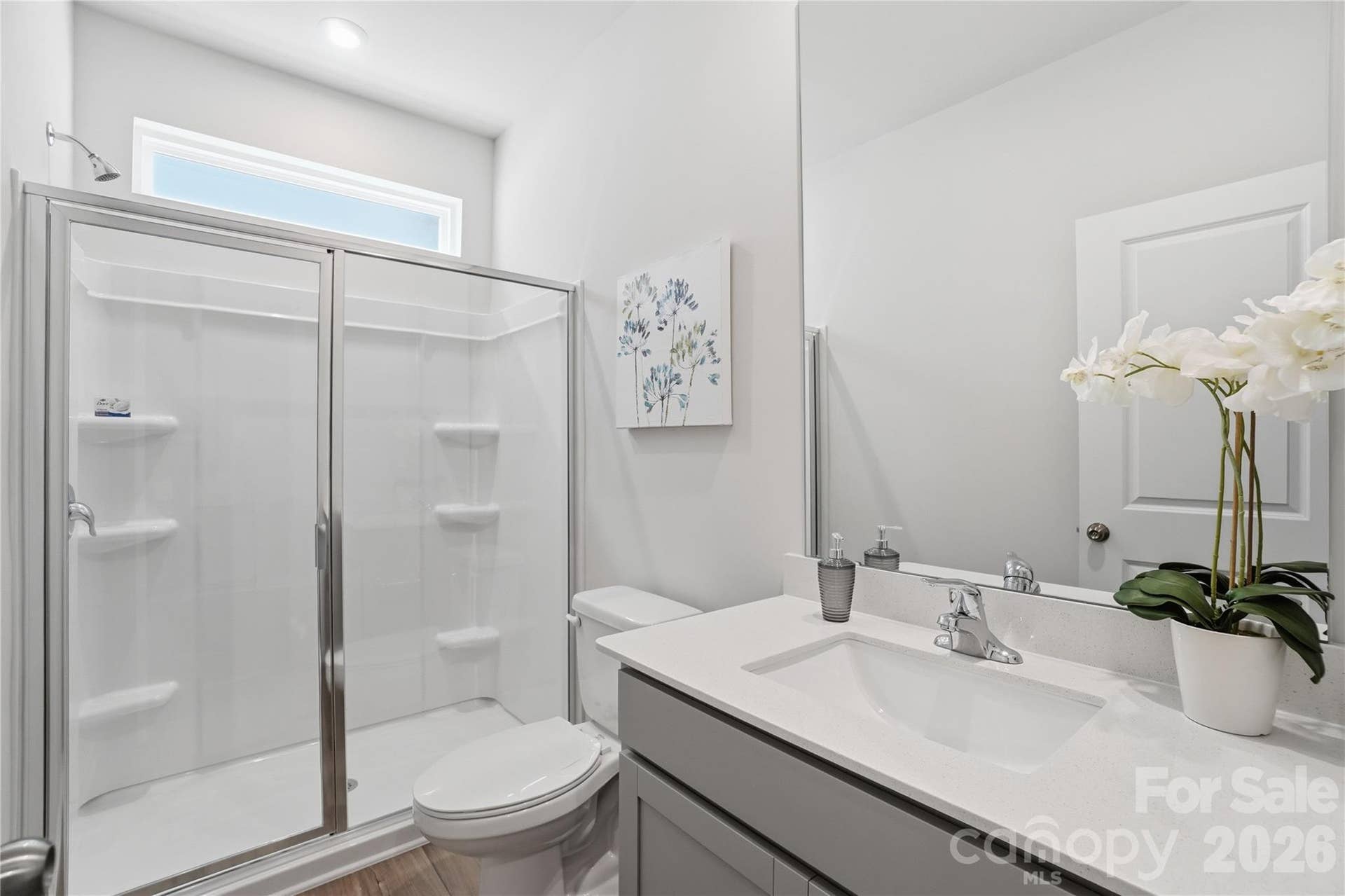 Guest bath down