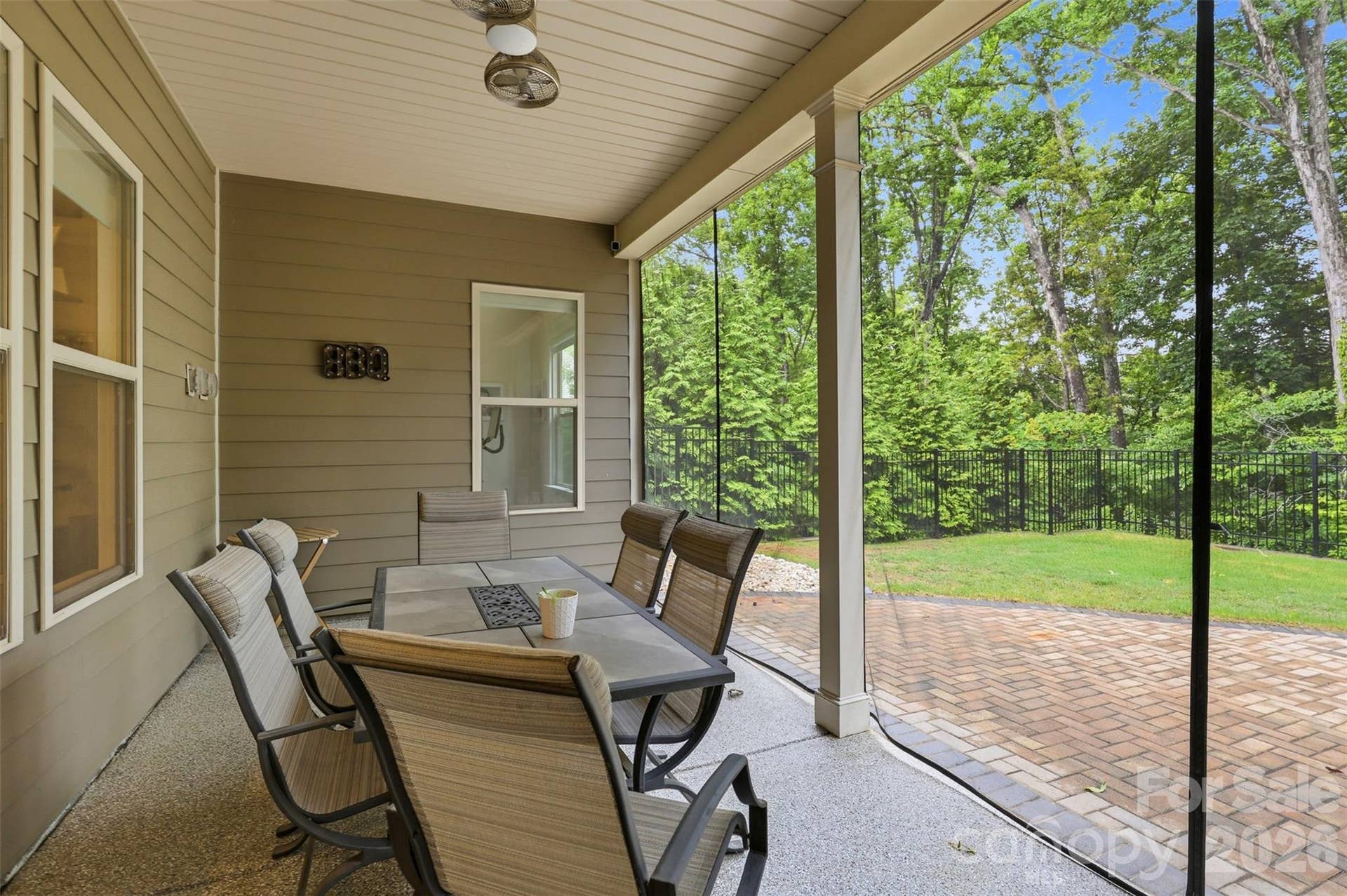 5701 Regal Way, Indian Land, SC 29707 Covered patio in the back