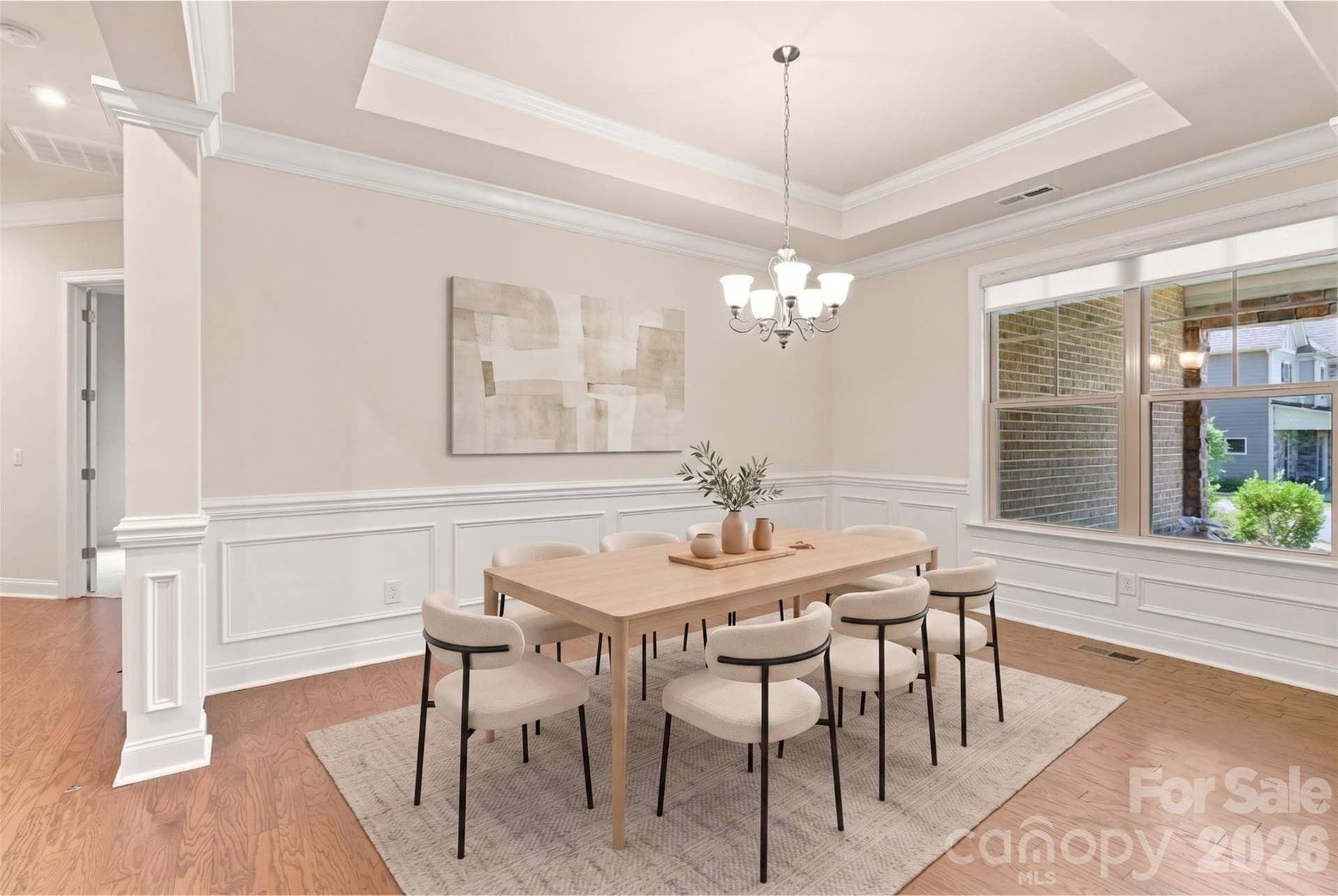 5701 Regal Way, Indian Land, SC 29707 Virtually staged dedicated dining room.