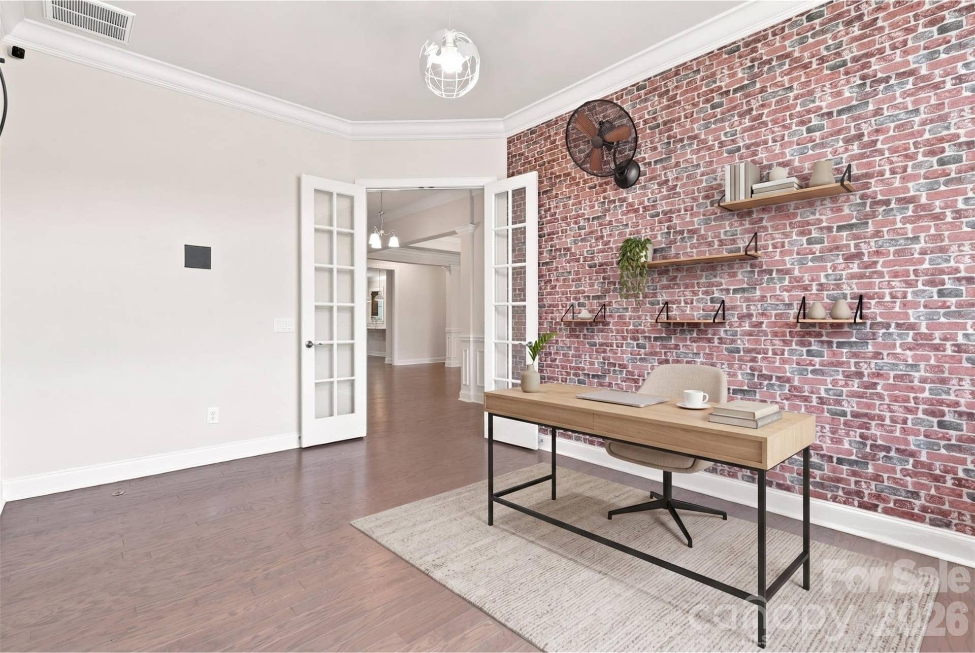 5701 Regal Way, Indian Land, SC 29707 Virtually staged dedicated office.