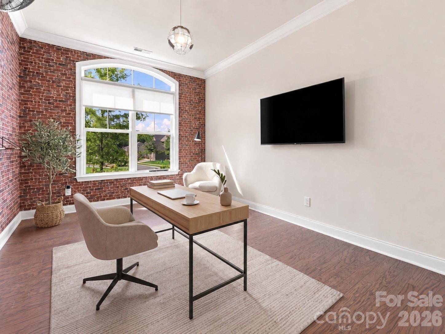 5701 Regal Way, Indian Land, SC 29707 Virtually staged dedicated office.