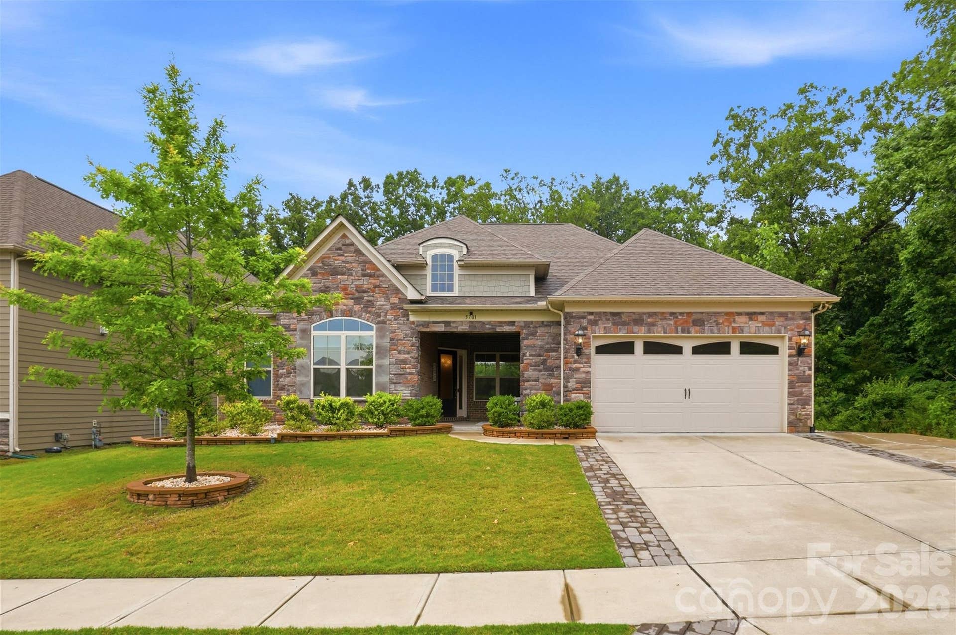 5701 Regal Way, Indian Land, SC 29707 Virtually staged front entrance