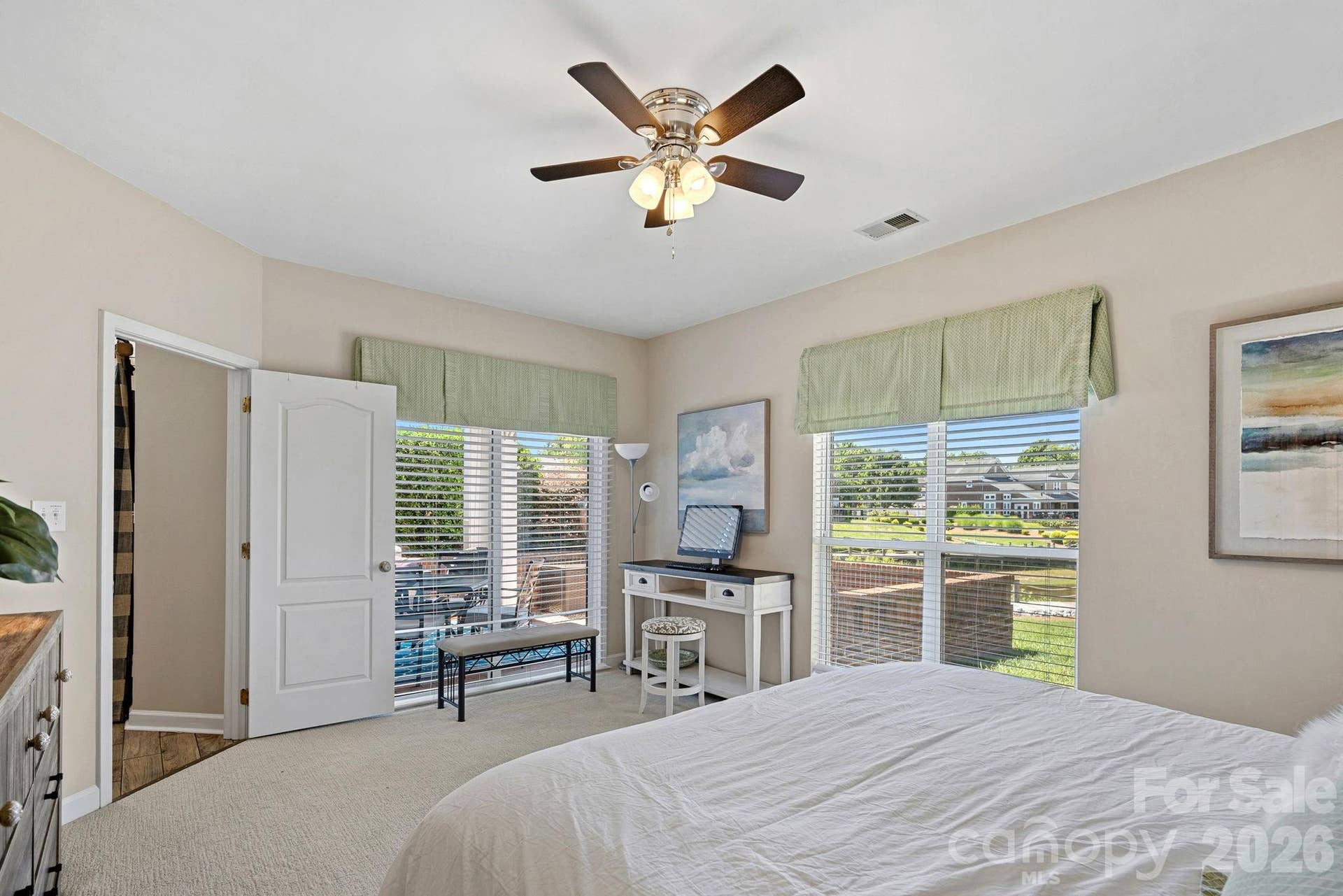Spacious primary suite, also with Lake Norman views!