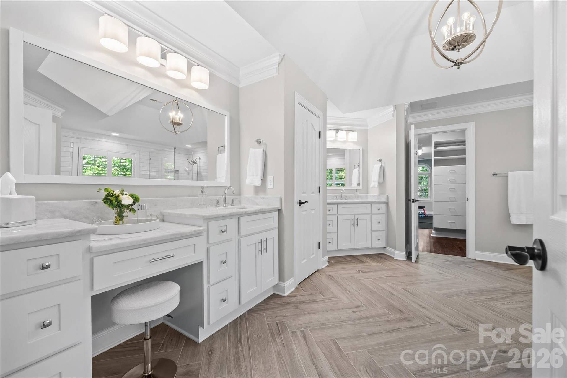 2539 Grimmersborough Lane, Charlotte, NC 28270 Primary bathroom ensuite, dual vanities