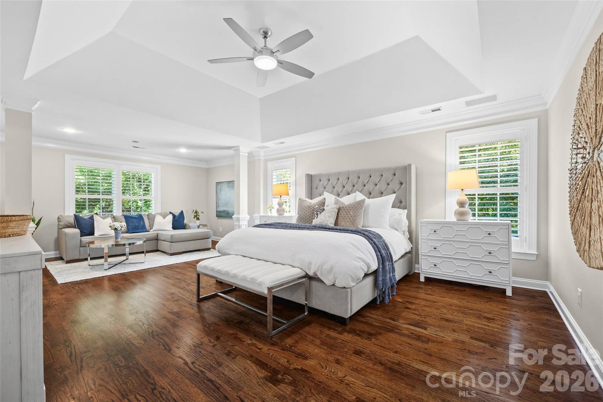 2539 Grimmersborough Lane, Charlotte, NC 28270 Primary bedroom with sitting room