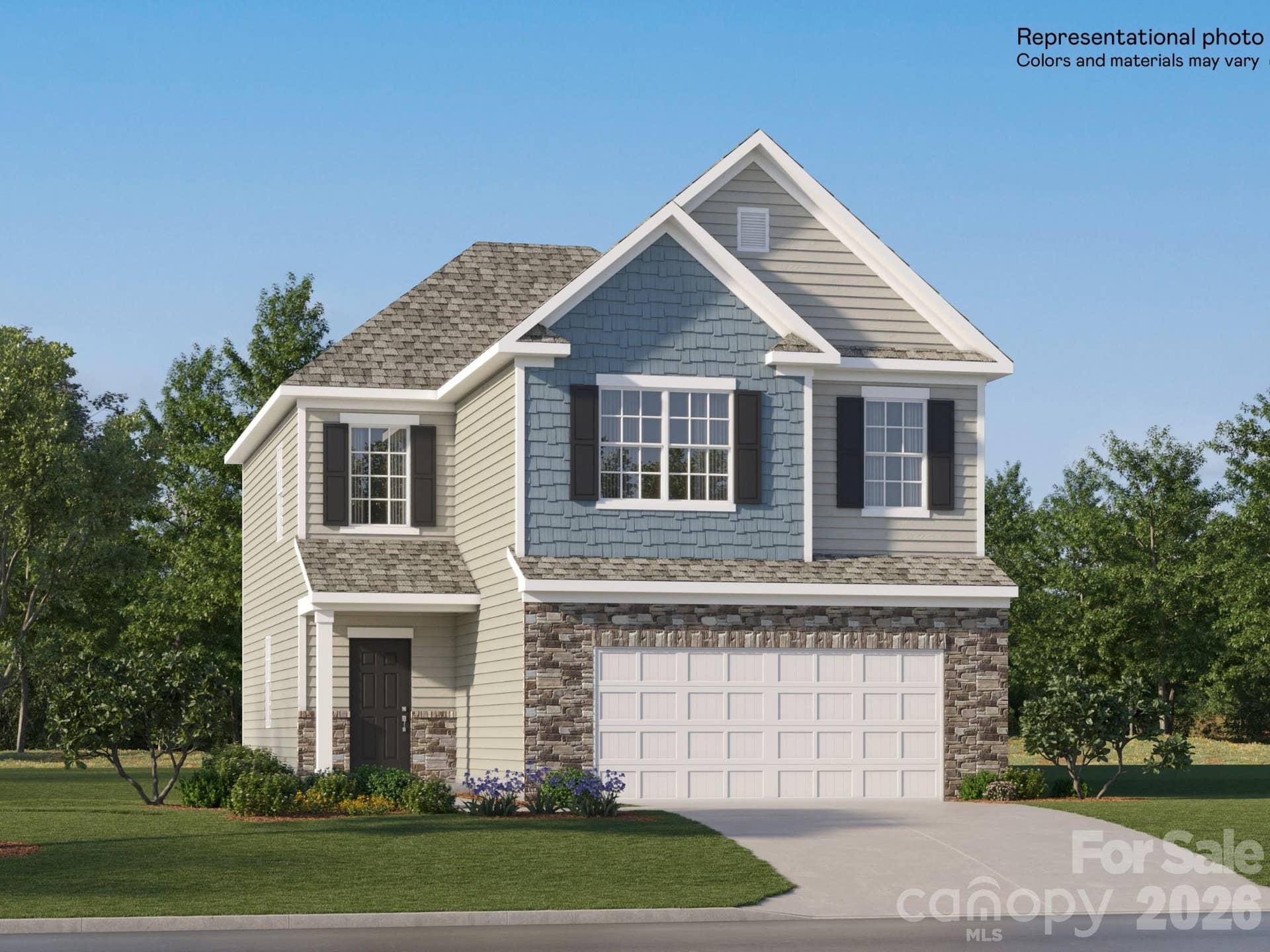 1012 Widgeon Way, #175, Belmont, NC 28012 RENDERING OF A BRADFORD - ELEVATION C