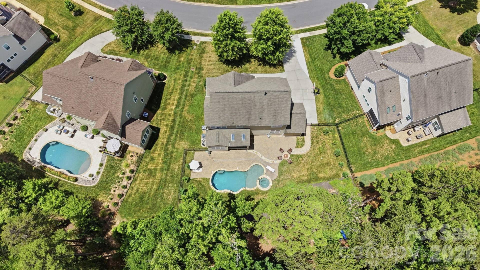 163 Monteray Oaks Circle, Fort Mill, SC 29715 Overhead view