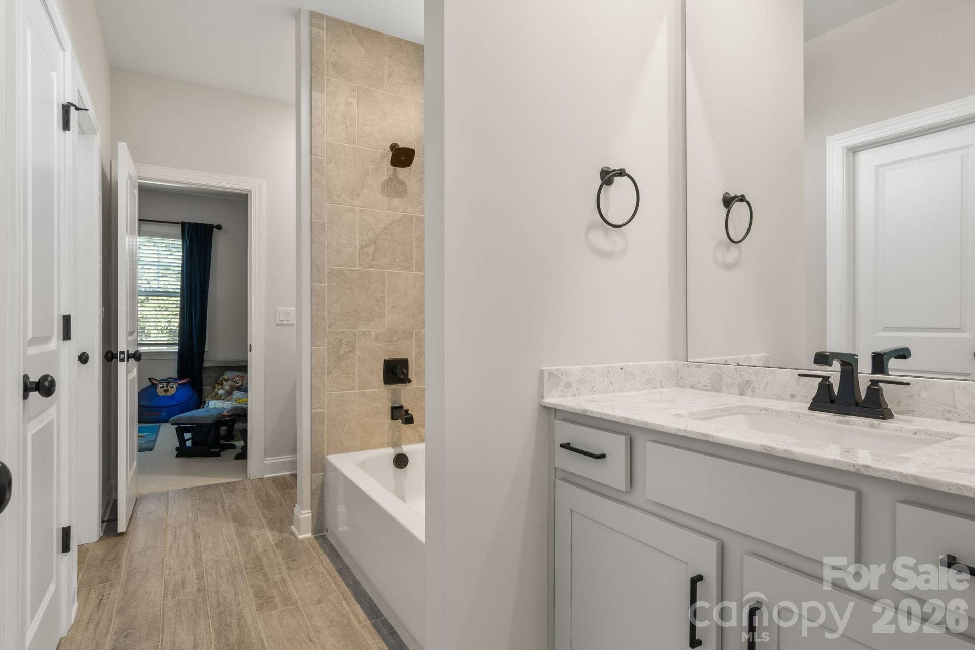 Jack & Jill bath (upstairs)