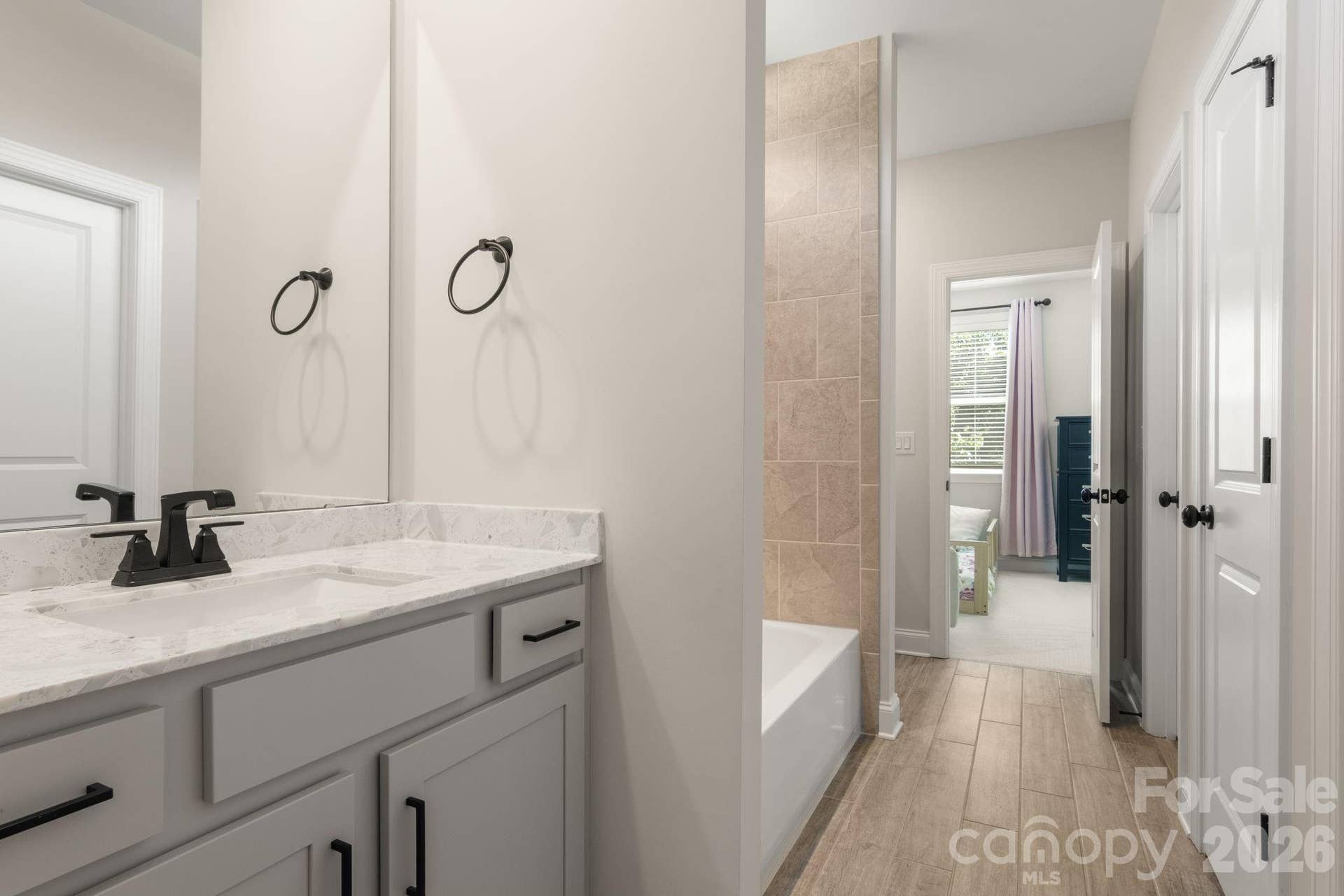Jack & Jill bath (upstairs)