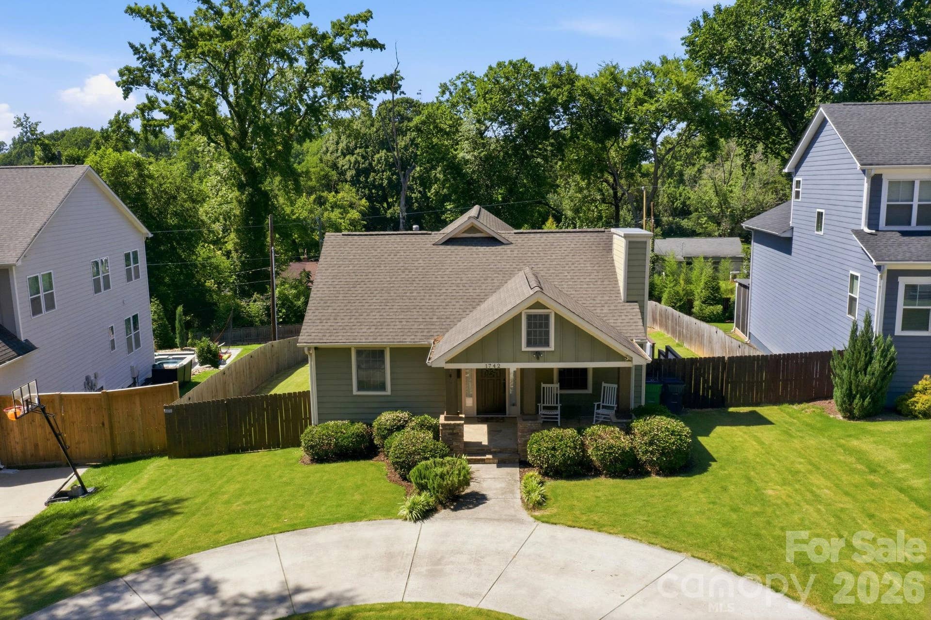 Drone Look at the front of the home