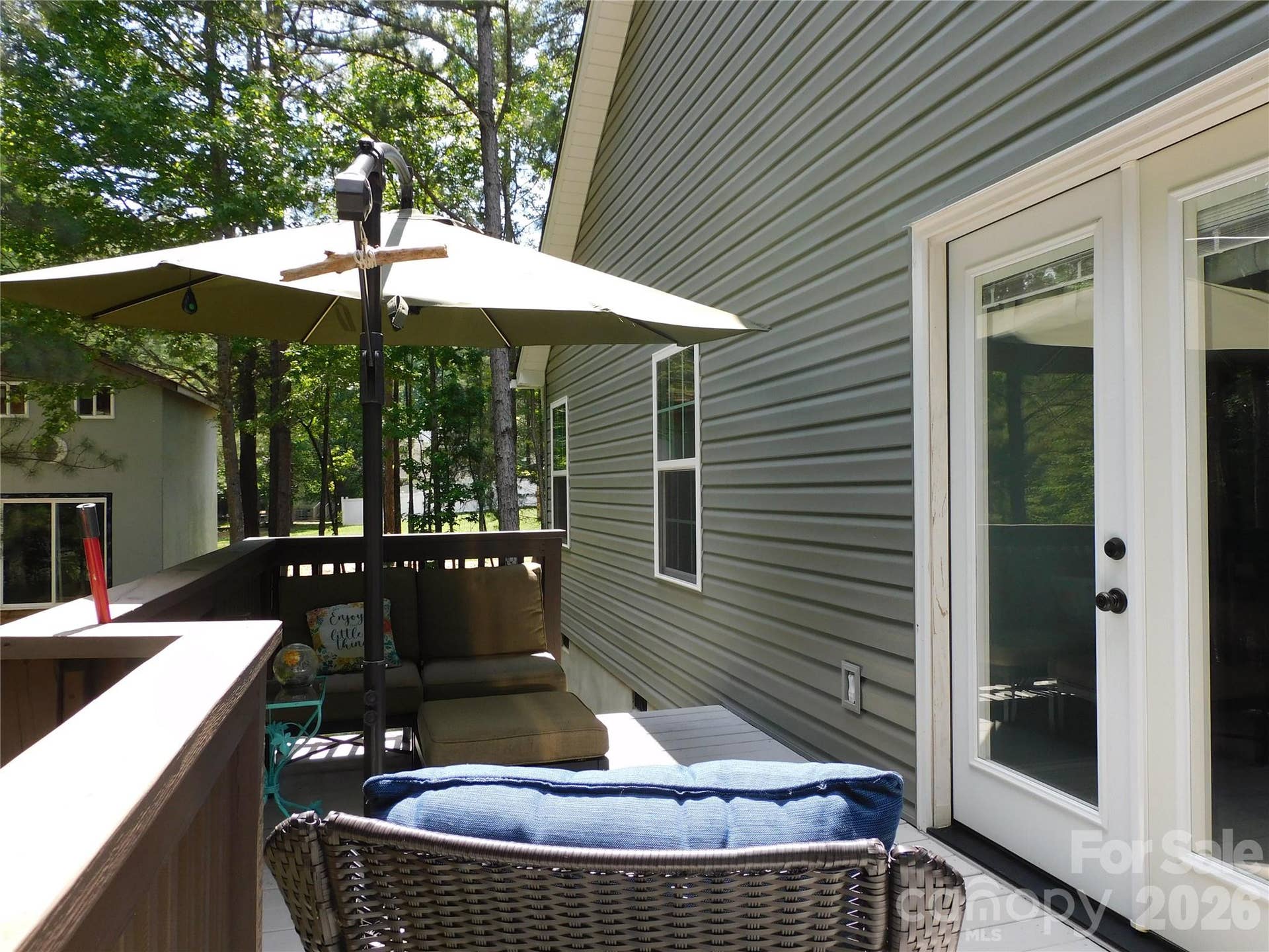 Back Deck off of the Master Bedroom