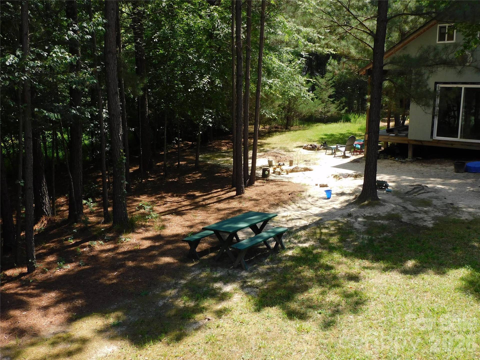 Beautiful View of The Back Yard Oasis