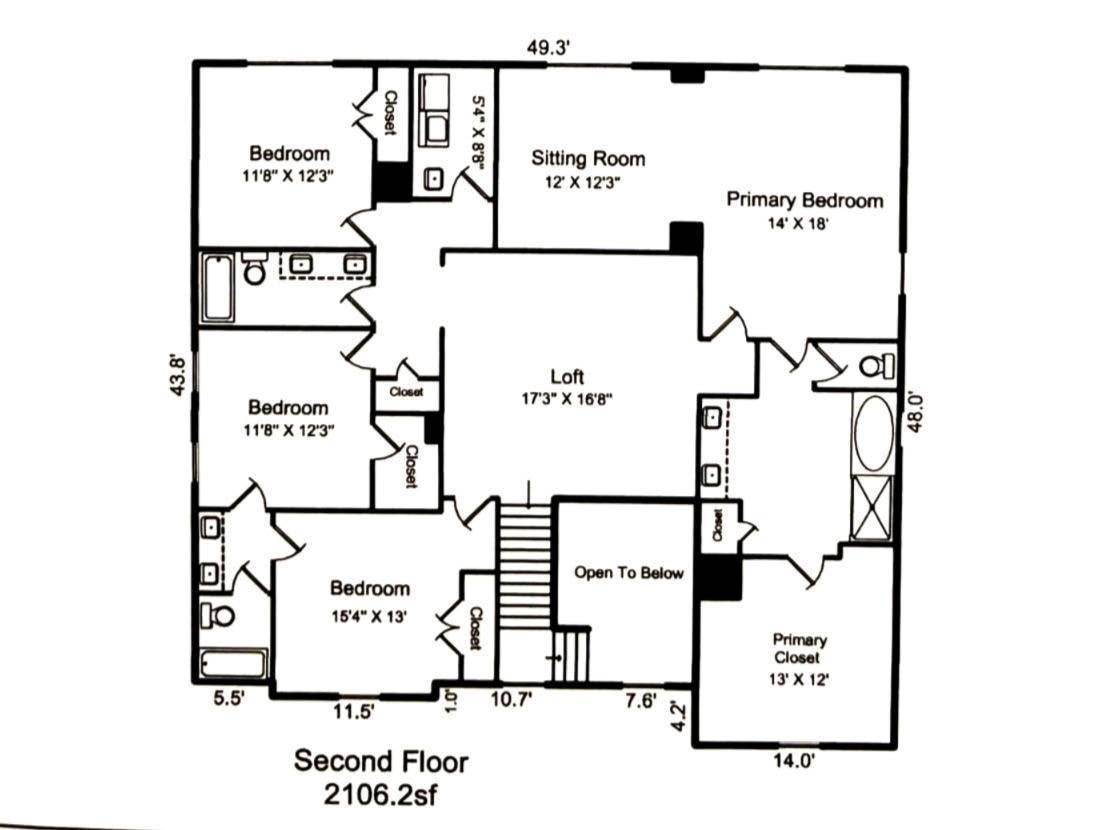 Floor Plan - 2nd Floor