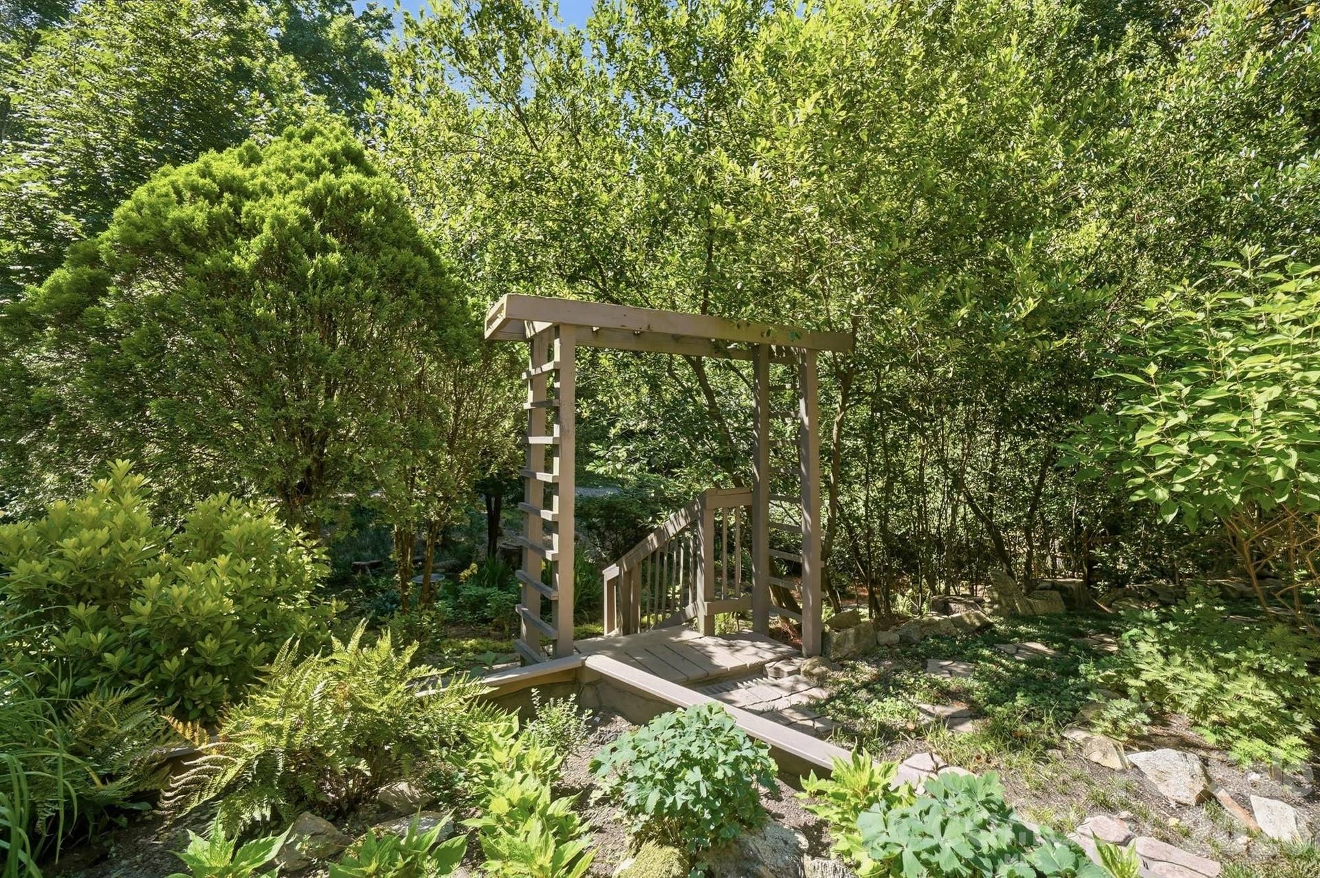 Arbor Leading to Back Gardens