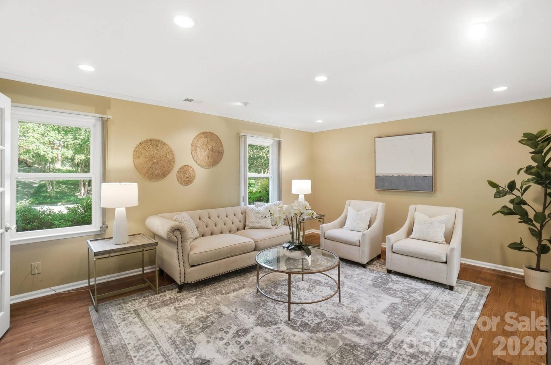 Living Room w/Recessed Lighting